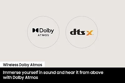 2026 SAMSUNG Dolby Atmos 9.1 Channel Soundbar with Subwoofer & Up-Firing Speakers, Alexa Built-In, Wireless Setup
