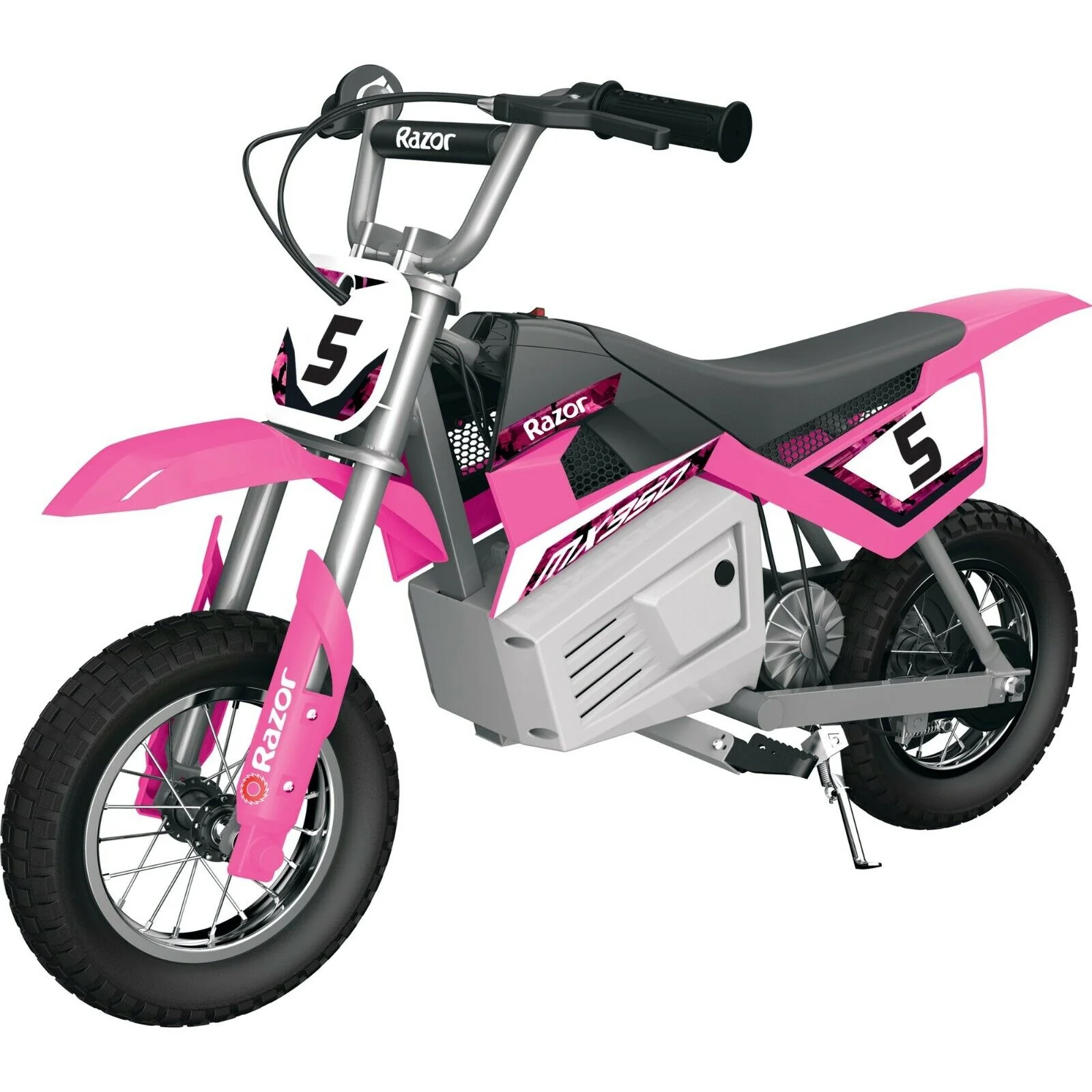 2026 Kid's Razor Dirt Rocket MX350 Electric-Powered Dirt Bike, Ages 13+, Pink