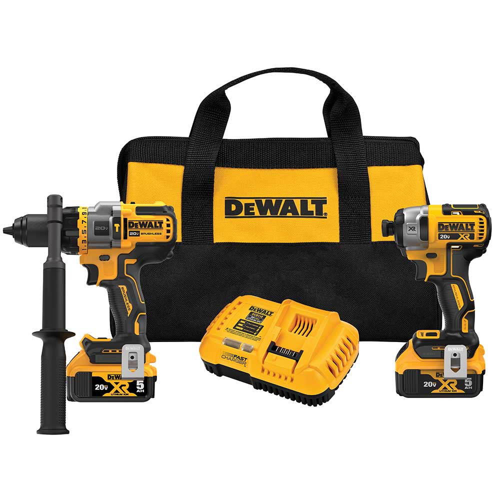 2026 DeWALT DCK2100P2 20V MAX Brushless Cordless Hammer Drill/Driver 2 Tool Combo Kit