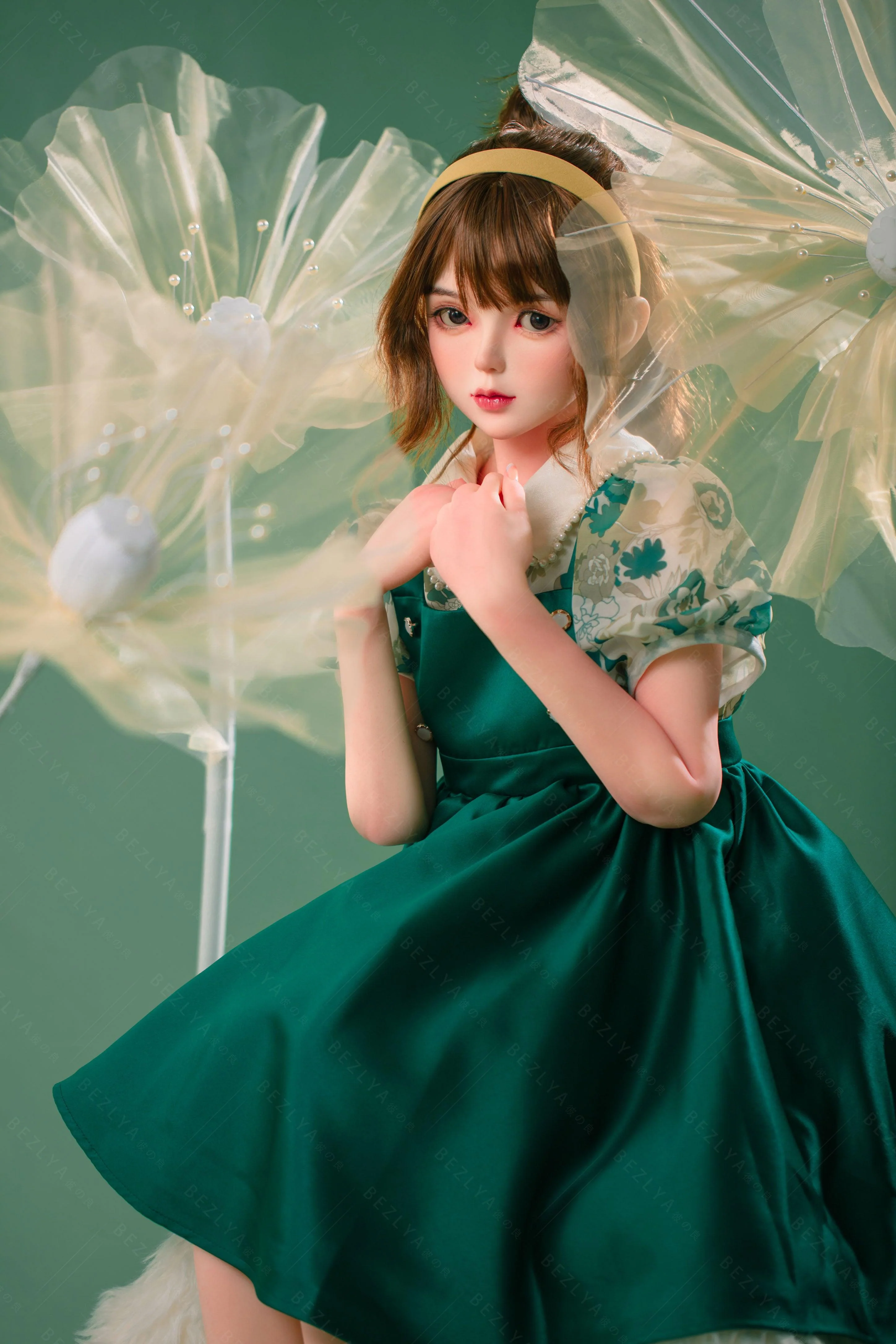 sex doll RCBezlya - Ruriokoshi - 138cm/4ft6.25 - 2.0 AA-cup - Silicone Head + TPE Body Sex Doll - R C