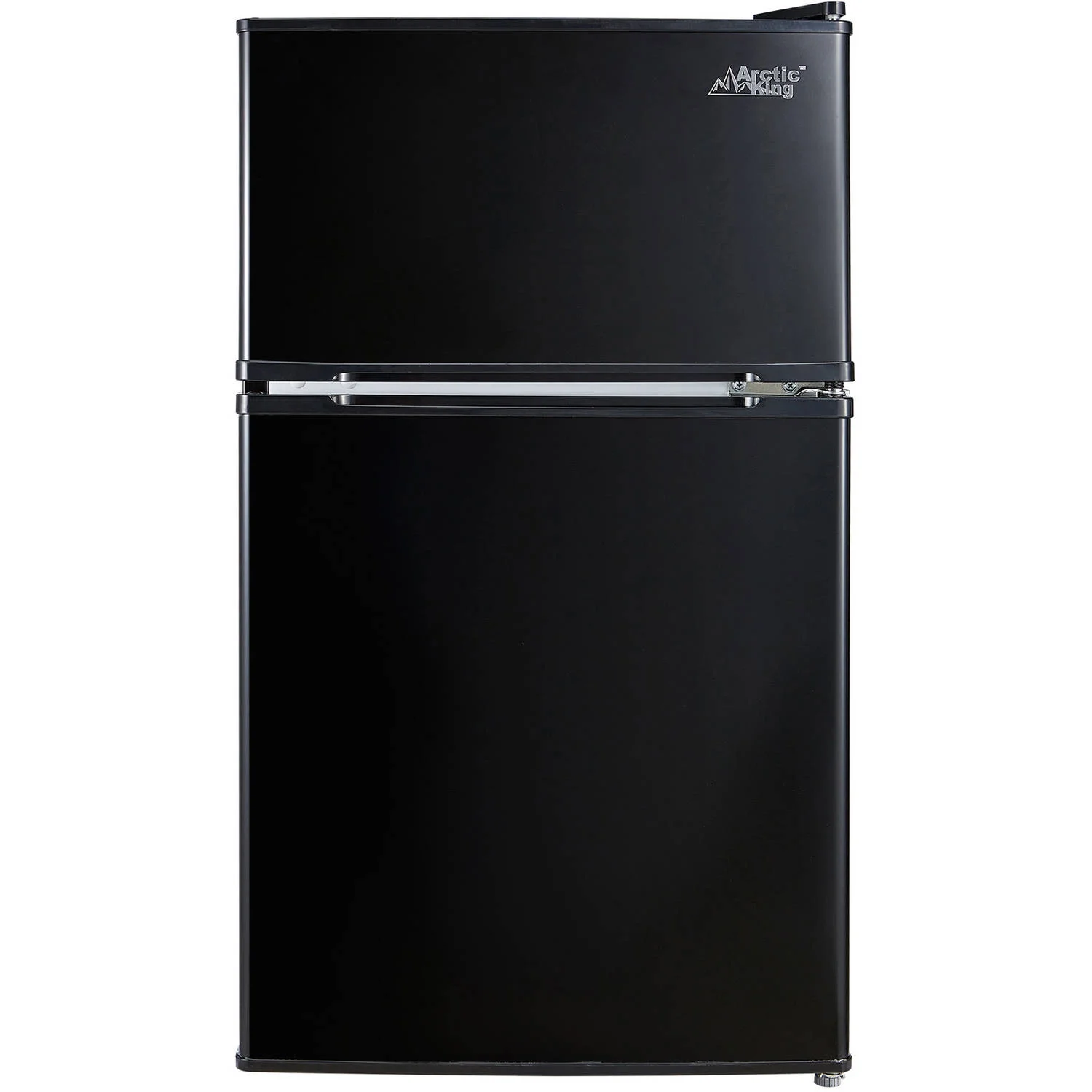 2026 Arctic King 3.2 Cu ft Two Door Compact Refrigerator with Freezer, Black