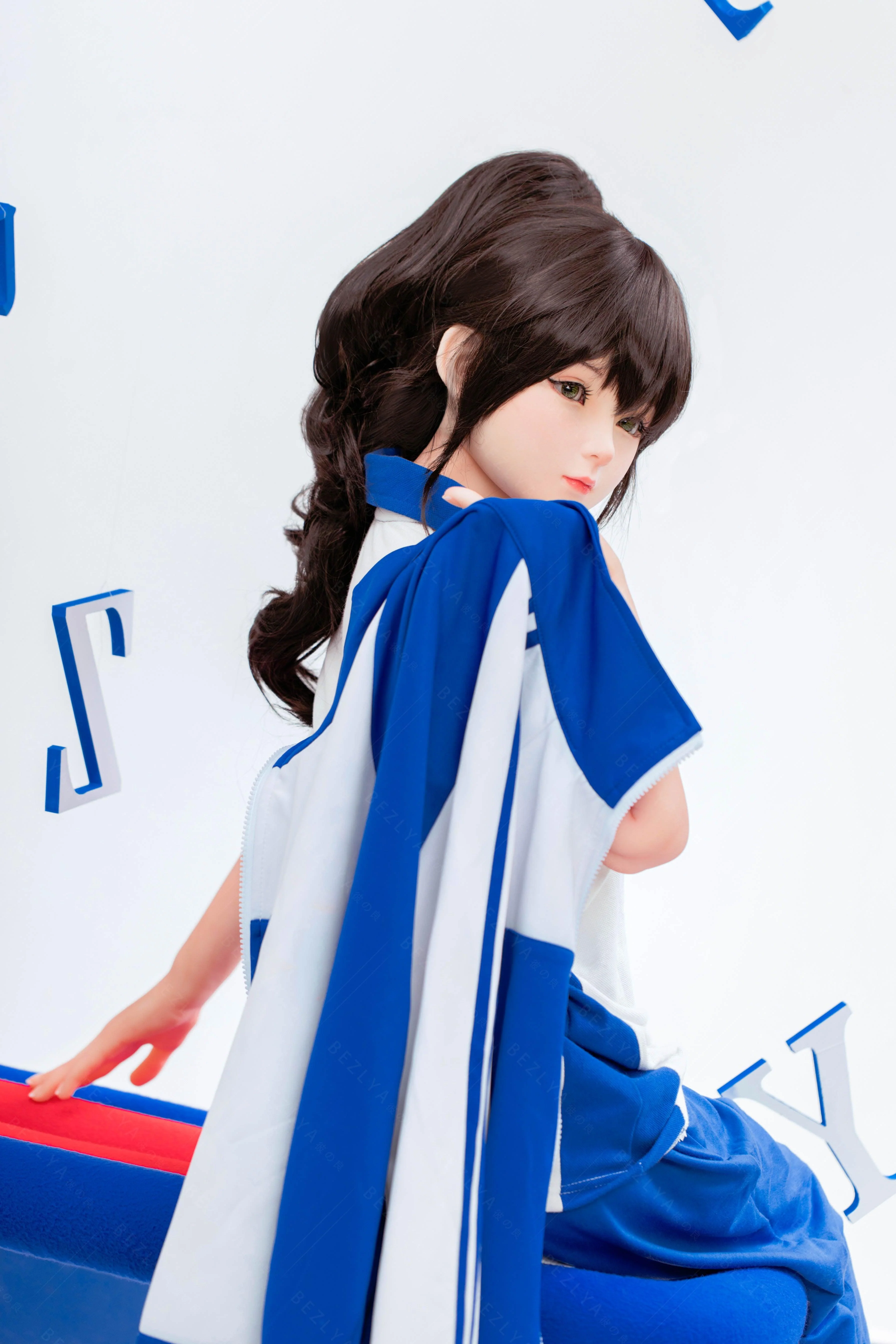 sex doll RCBezlya - Jasmine - 138cm/4ft6.25 - 2.0 AA-cup - Silicone Head + TPE Body Sex Doll - R C