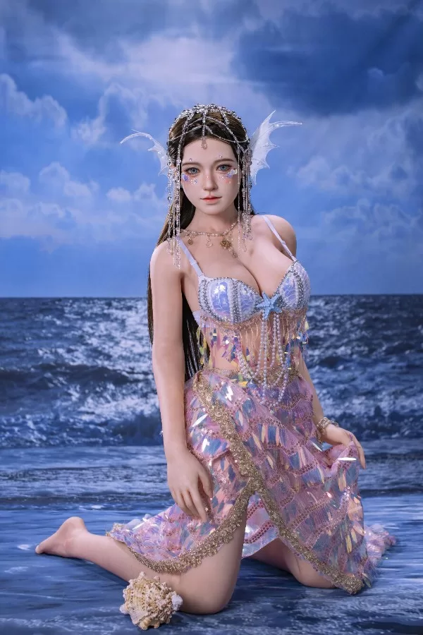 sex doll RC160cm / 5ft3 Big Boobs Mermaid Princess Anime Sex Doll - Dime Doll: Nalani - R C