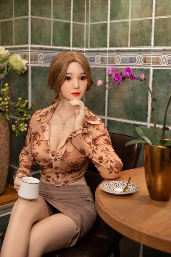 sex doll RC160cm / 5ft3 Natural Skin Sexy Charming Silicone Love Doll - Dime Doll: Sunny - R C