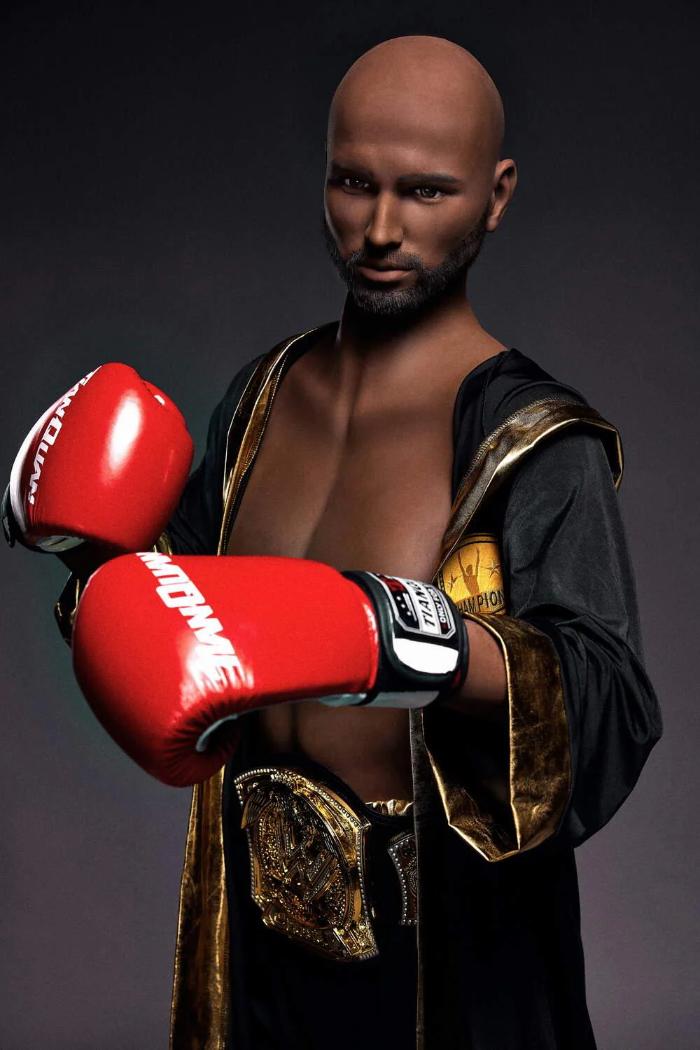 sex doll RCIrontech Doll -  Kevin (Black Skin) - 175cm/5ft9 Male - TPE Sex Doll - R C