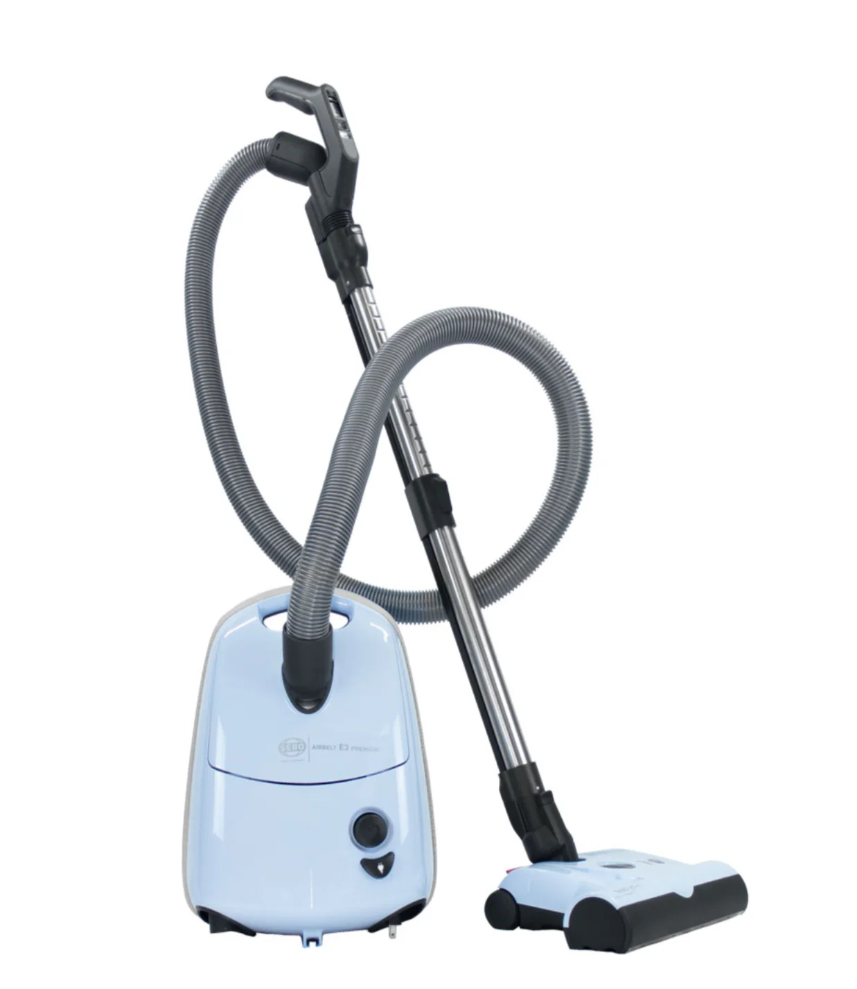 2026 SEBO Airbelt E3 Premium Canister Vacuum in Pastel Blue