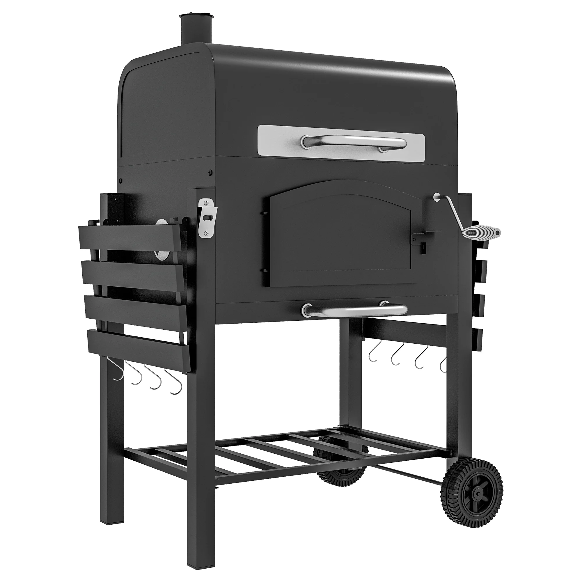 2026 Charcoal BBQ Grill with Spacious Cooking Area, Warming Rack & Adjustable Heat Controls