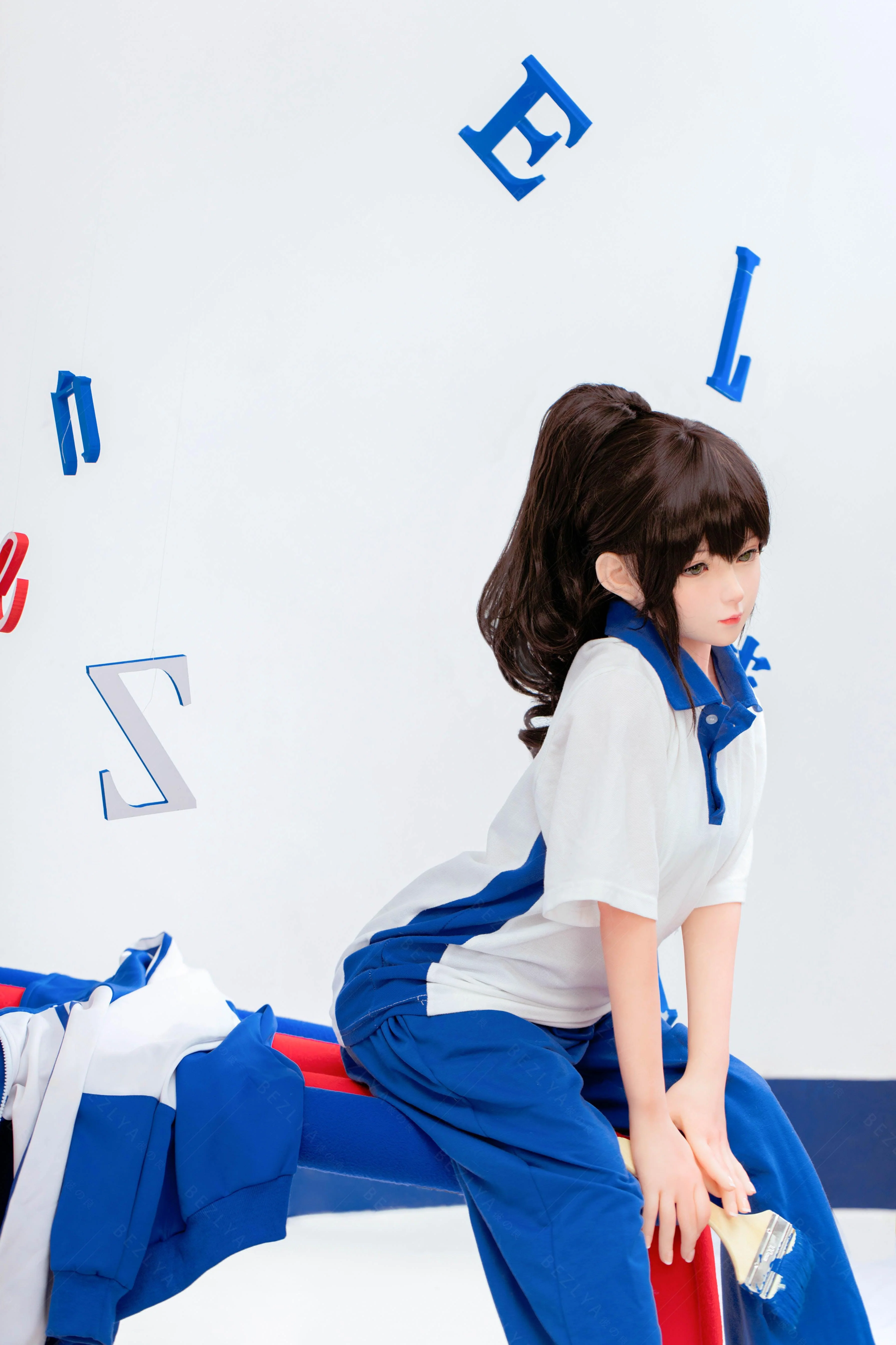 sex doll RCBezlya - Jasmine - 138cm/4ft6.25 - 2.0 AA-cup - Silicone Head + TPE Body Sex Doll - R C