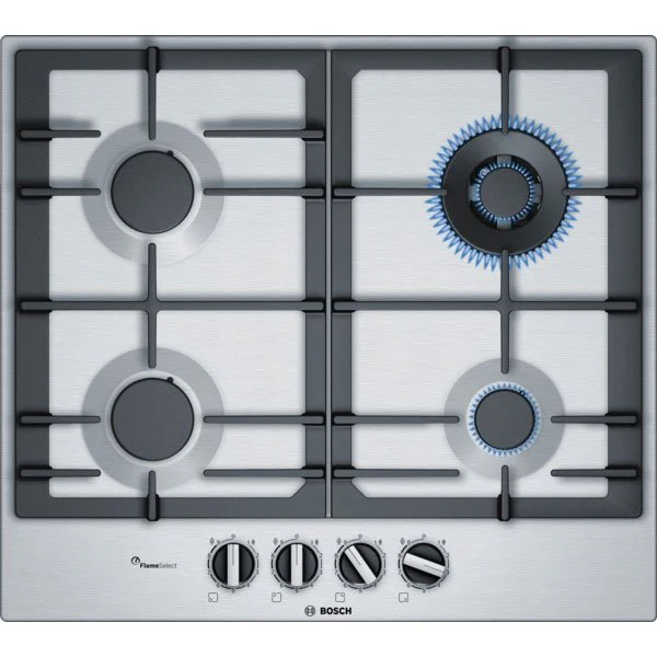 2026 Bosch PCH6A5B90 Serie 6 Gas hob 60 cm Stainless steel