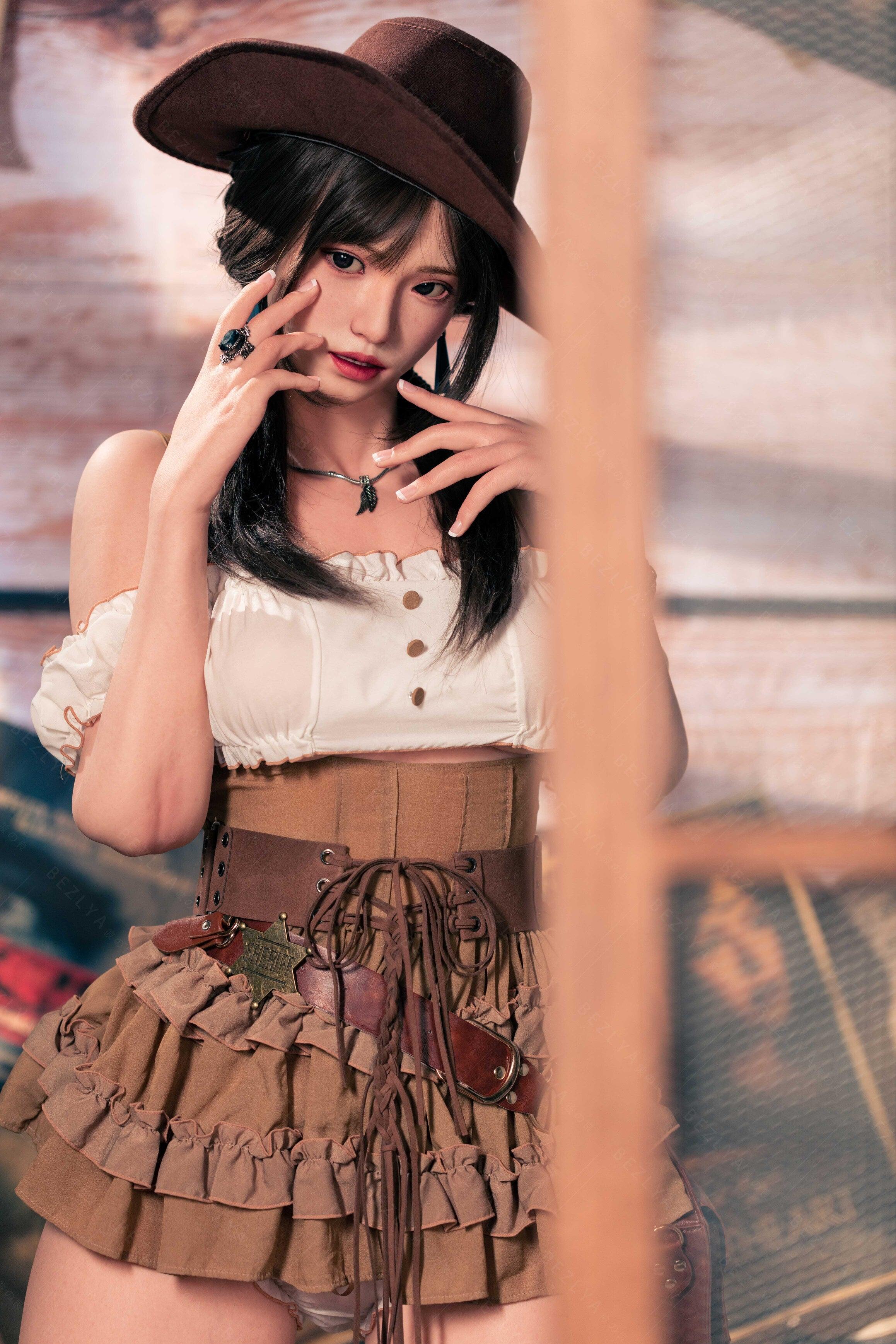 sex doll RCBezlya - Helianthus - 162cm/5ft3.75 - 2.2U A-cup - Silicone Sex Doll - R C