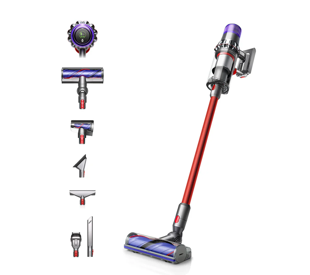 2026 Dyson V11 Extra Cordless Stick Vacuum Cleaner Up To 60 Minutes Run Time Nickel and Red