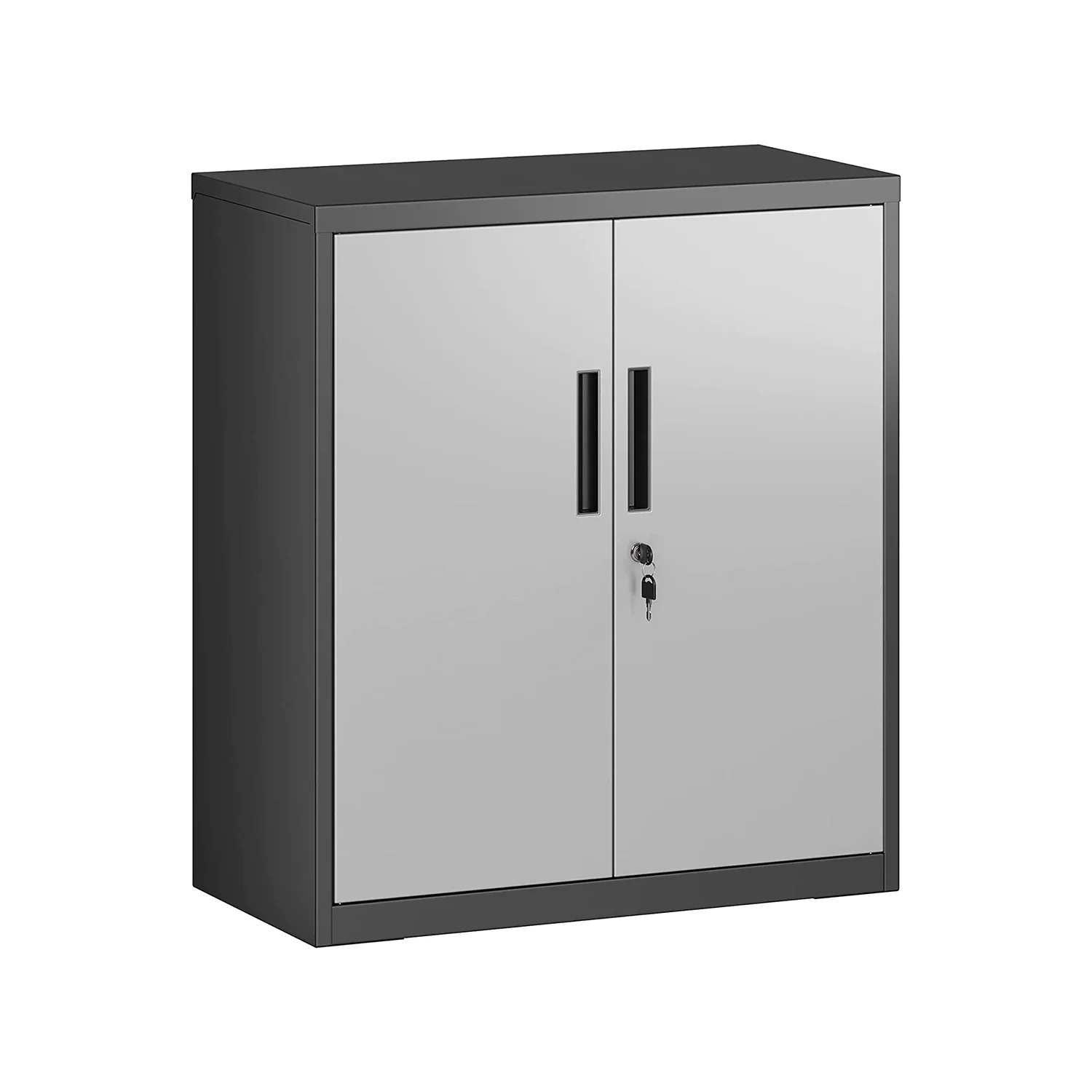 Office Cabinet with Storage Shelves and Double Door