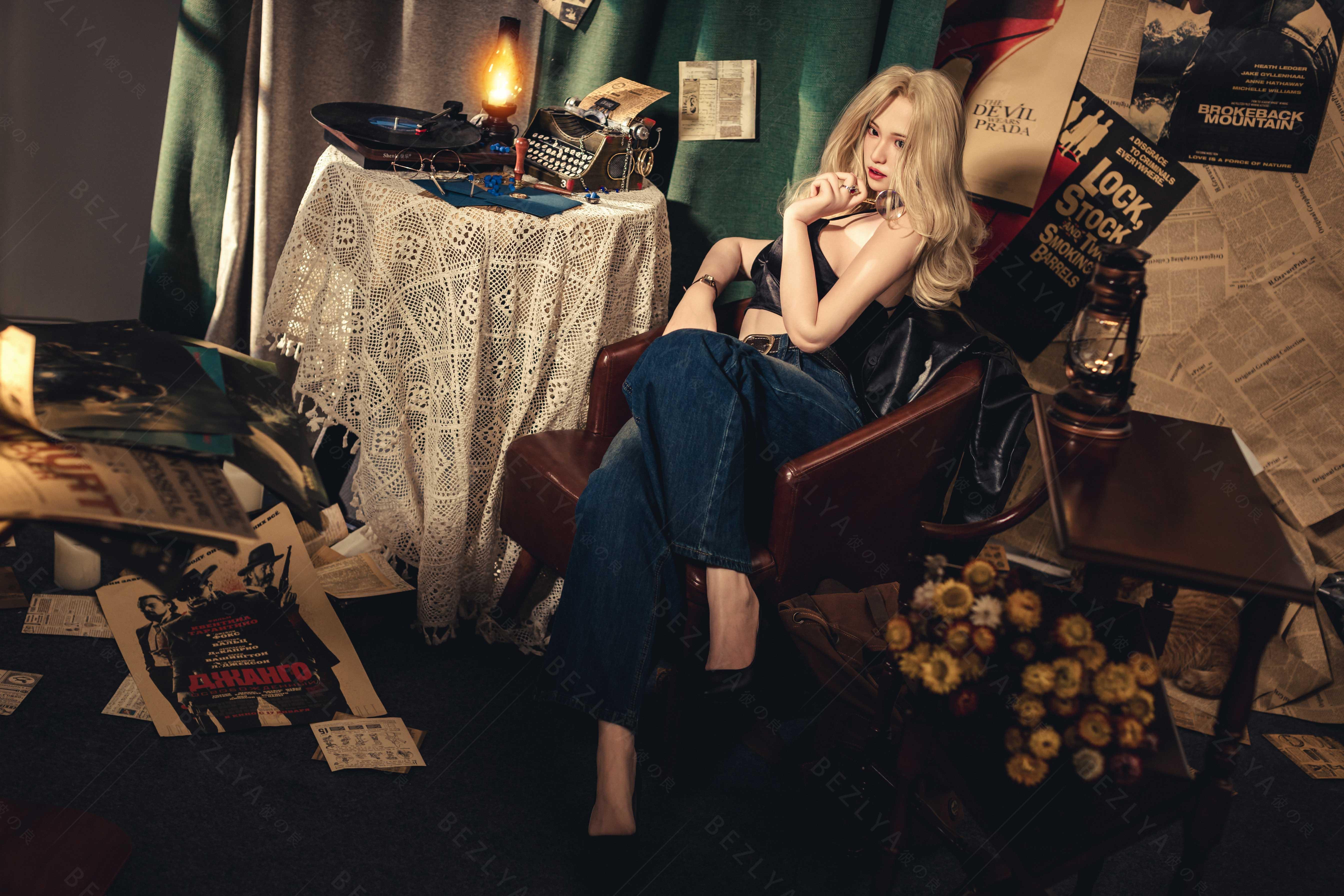 sex doll RCBezlya - Helianthus - 162cm/5ft3.75 - 2.2U A-cup - Silicone Sex Doll - R C