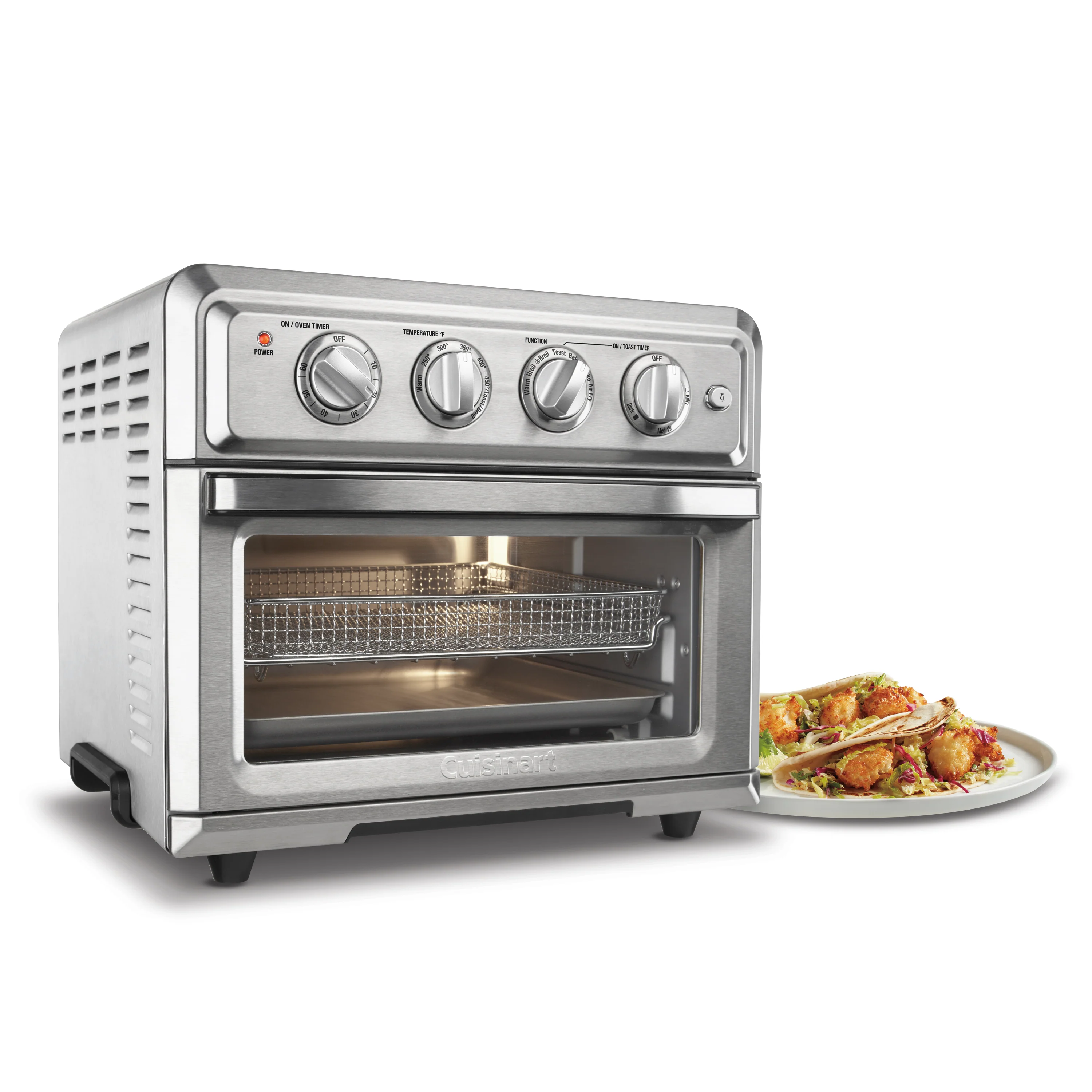 Cuisinart TOA-60C AirFryer Convection Toaster Oven – 7-in-1 Countertop Cooker, Oil-Free Frying & Baking