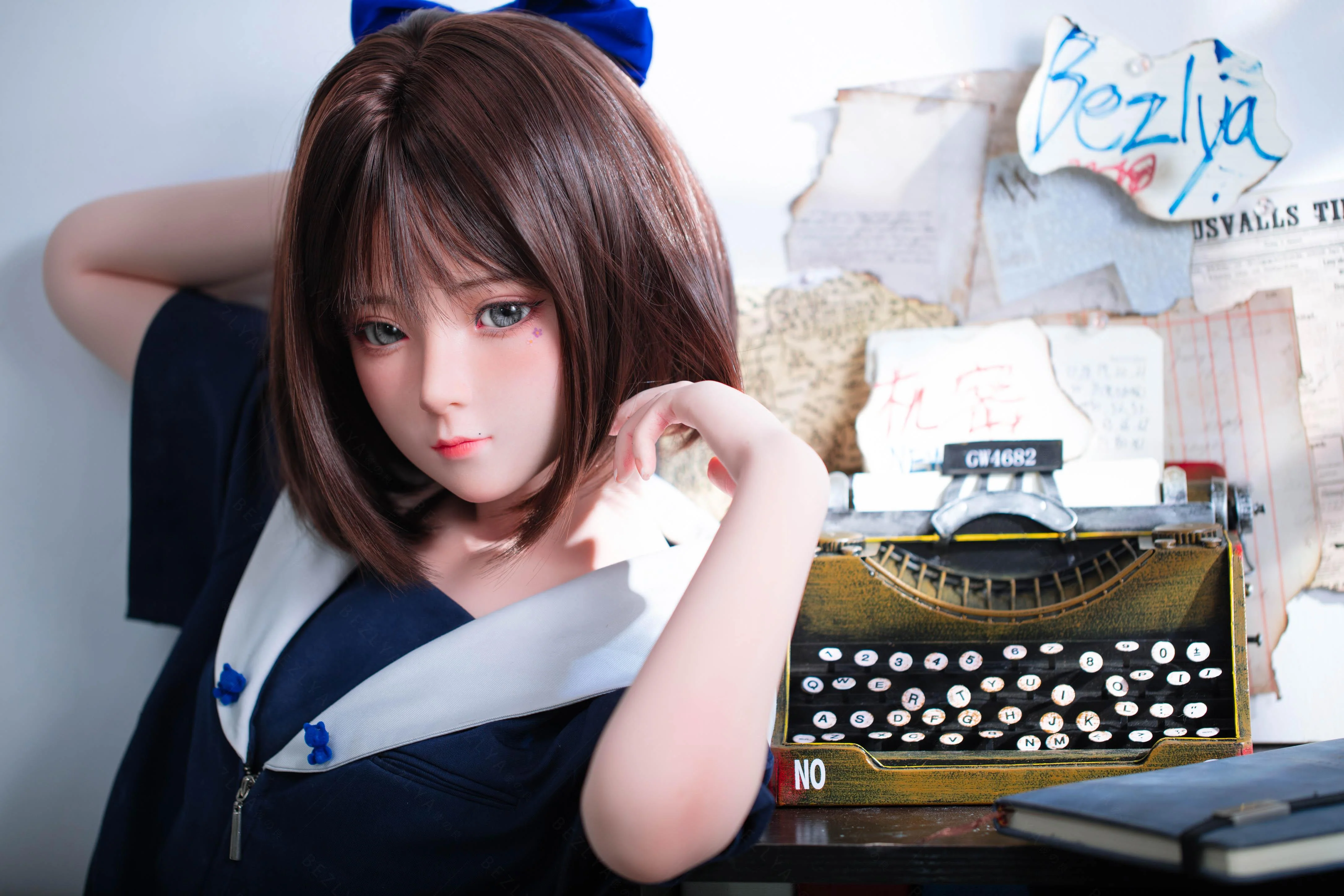 sex doll RCBezlya - Jasmine - 136cm/4ft5.5 - 2.1 AA-cup - Silicone Sex Doll - R C