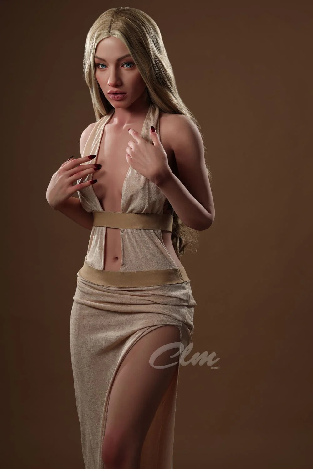 sex doll RCClimax Doll丨157cm (5ft2″) Movable Jaw Full Silicone Flat Chested Sex Doll-Sola V2 - R C