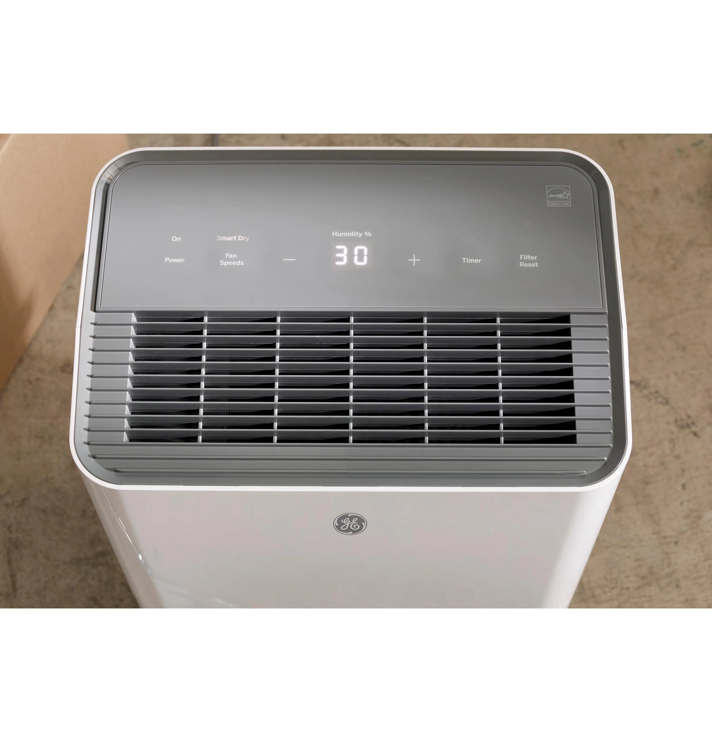 2026 Ge Appliances ADYR35LC Ge® Energy Star® 35 Pint Portable Dehumidifier With Smart Dry For Very Damp Spaces