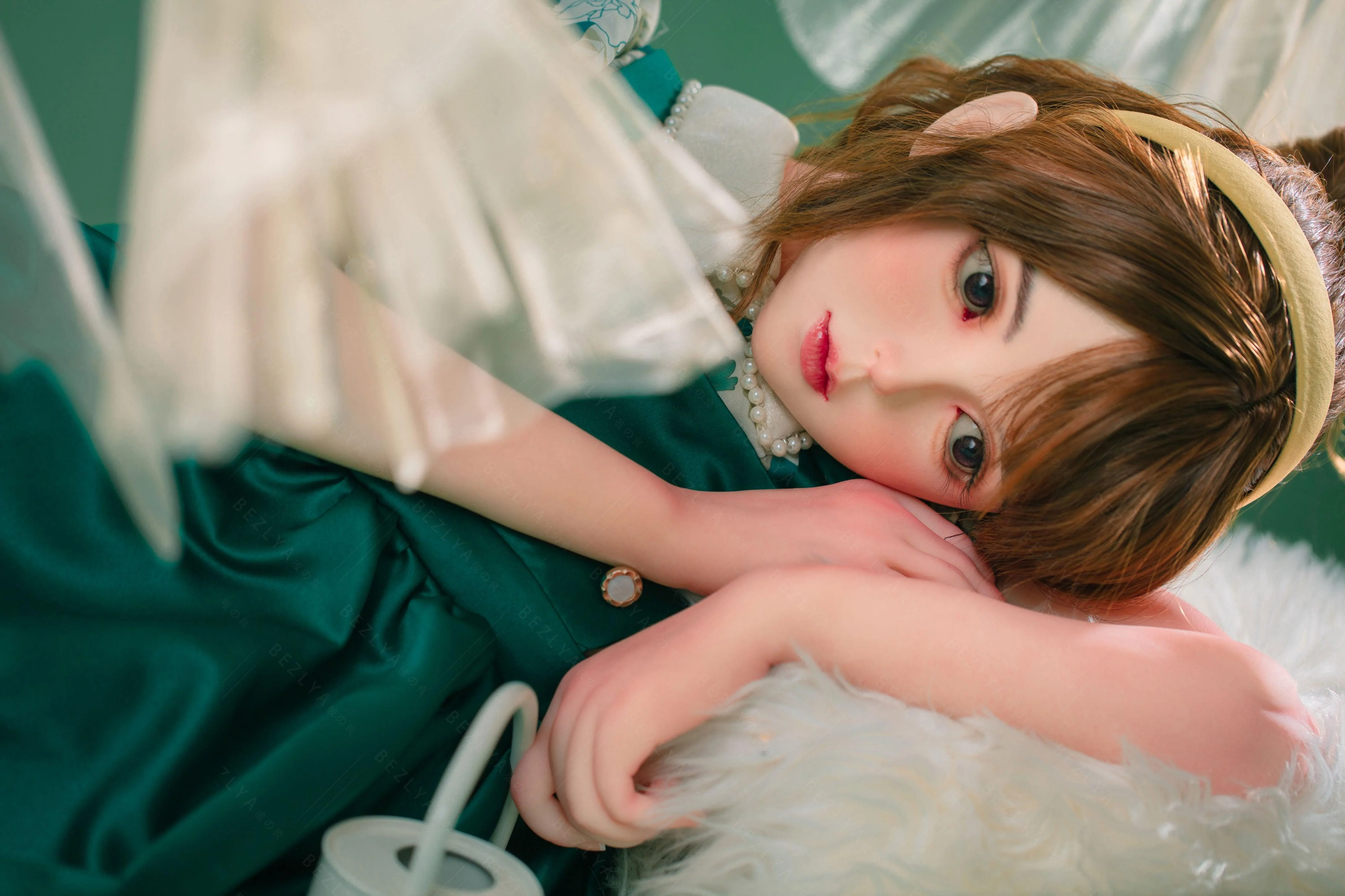 sex doll RCBezlya - Ruriokoshi - 138cm/4ft6.25 - 2.0 AA-cup - Silicone Head + TPE Body Sex Doll - R C