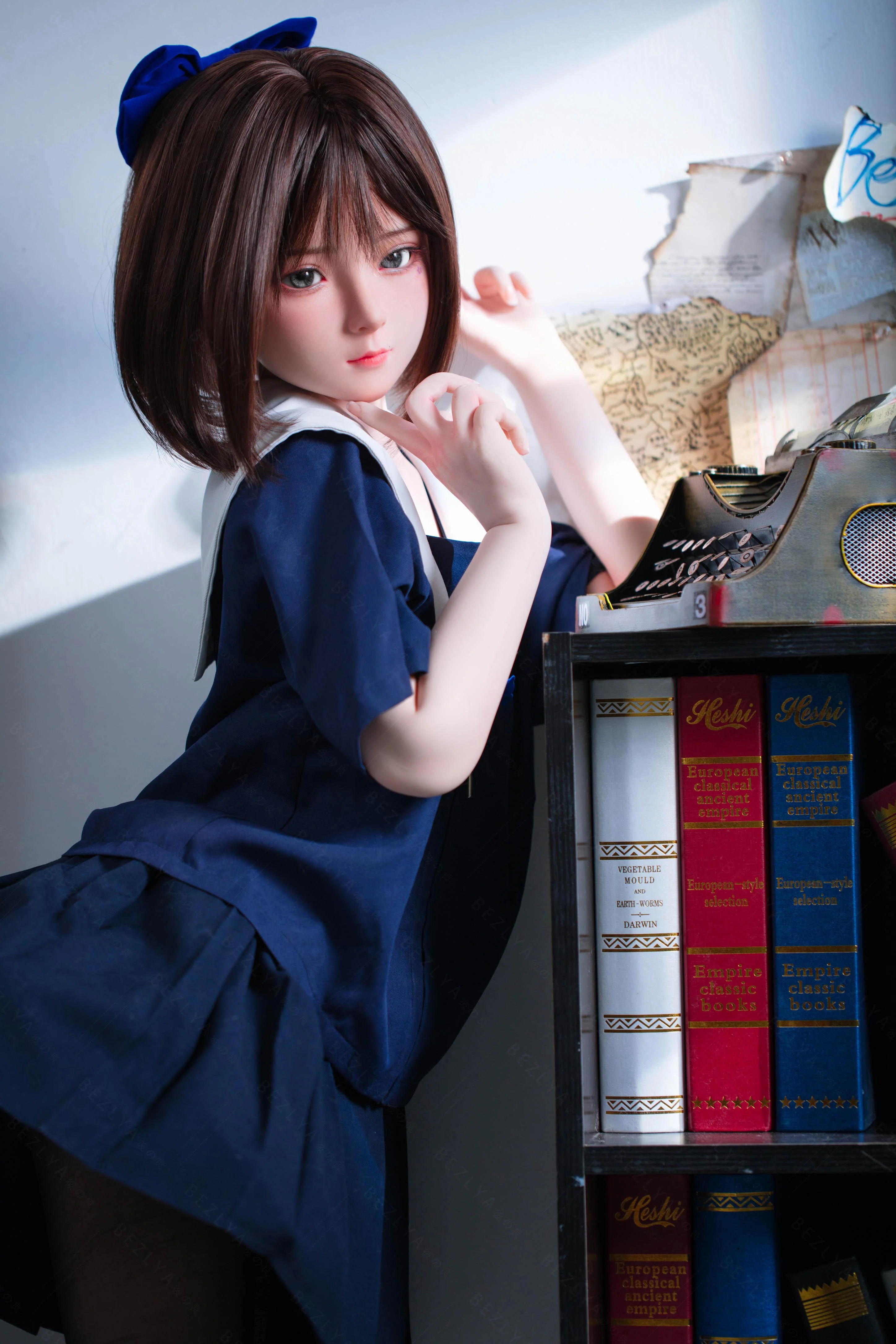 sex doll RCBezlya - Jasmine - 136cm/4ft5.5 - 2.1 AA-cup - Silicone Sex Doll - R C