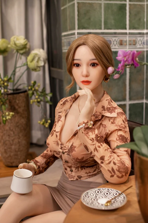 sex doll RC160cm / 5ft3 Natural Skin Sexy Charming Silicone Love Doll - Dime Doll: Sunny - R C