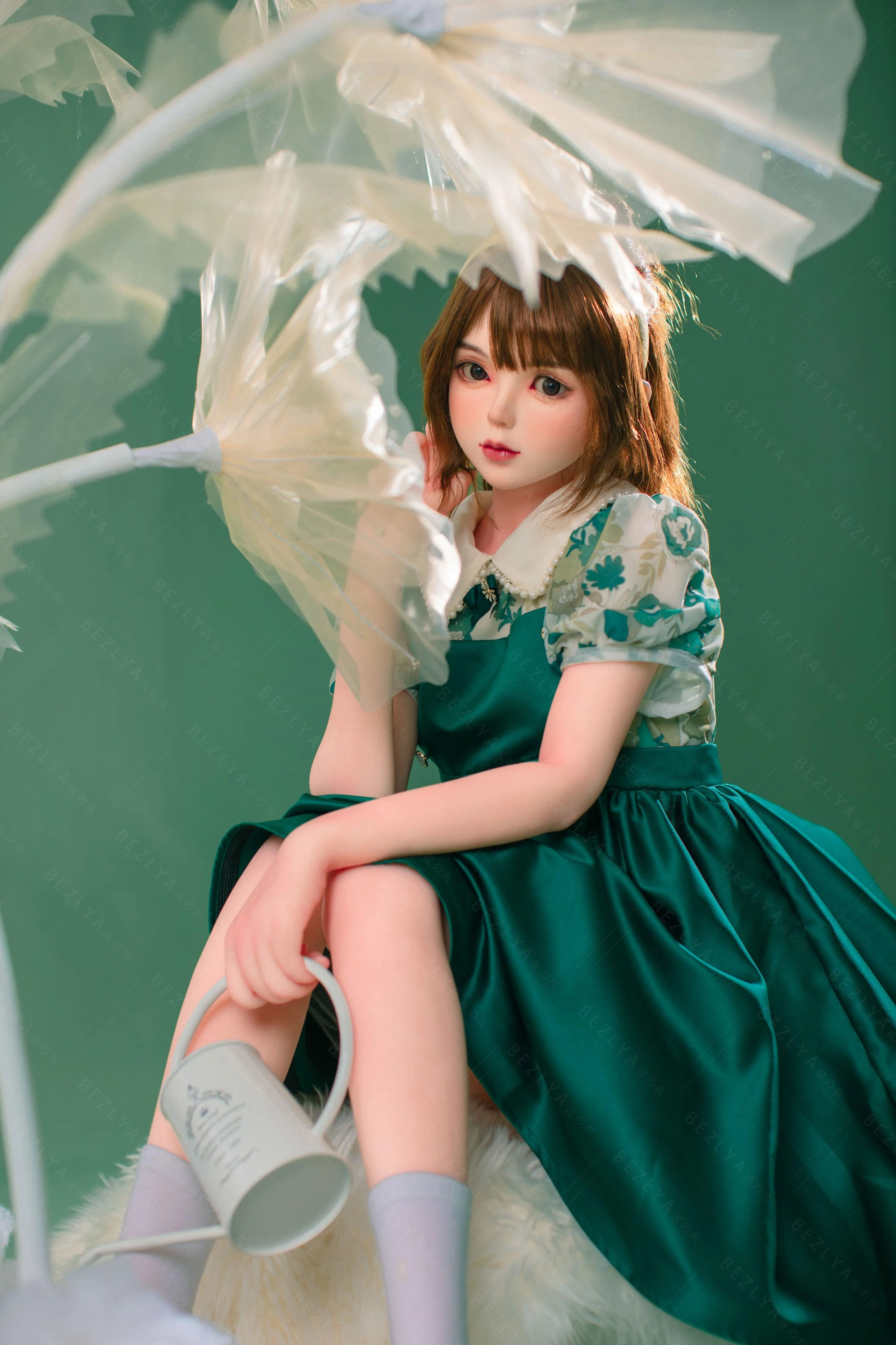 sex doll RCBezlya - Ruriokoshi - 138cm/4ft6.25 - 2.0 AA-cup - Silicone Head + TPE Body Sex Doll - R C