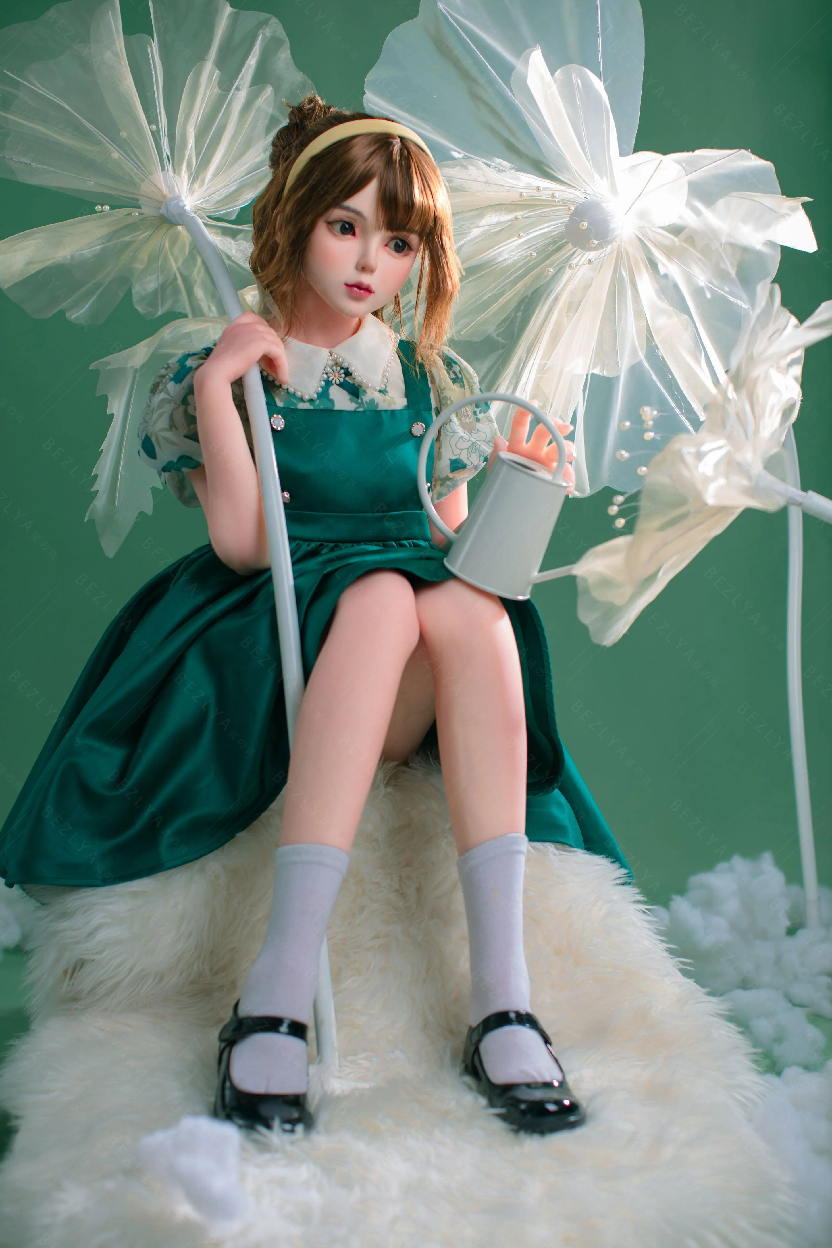 sex doll RCBezlya - Ruriokoshi - 138cm/4ft6.25 - 2.0 AA-cup - Silicone Head + TPE Body Sex Doll - R C