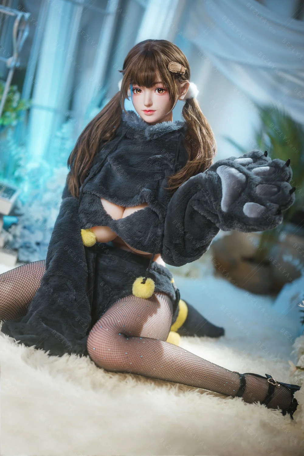 sex doll RCBezlya - Paeonia - 155cm/5ft1 - 2.0 F-cup - Silicone Head + TPE Body Sex Doll - R C