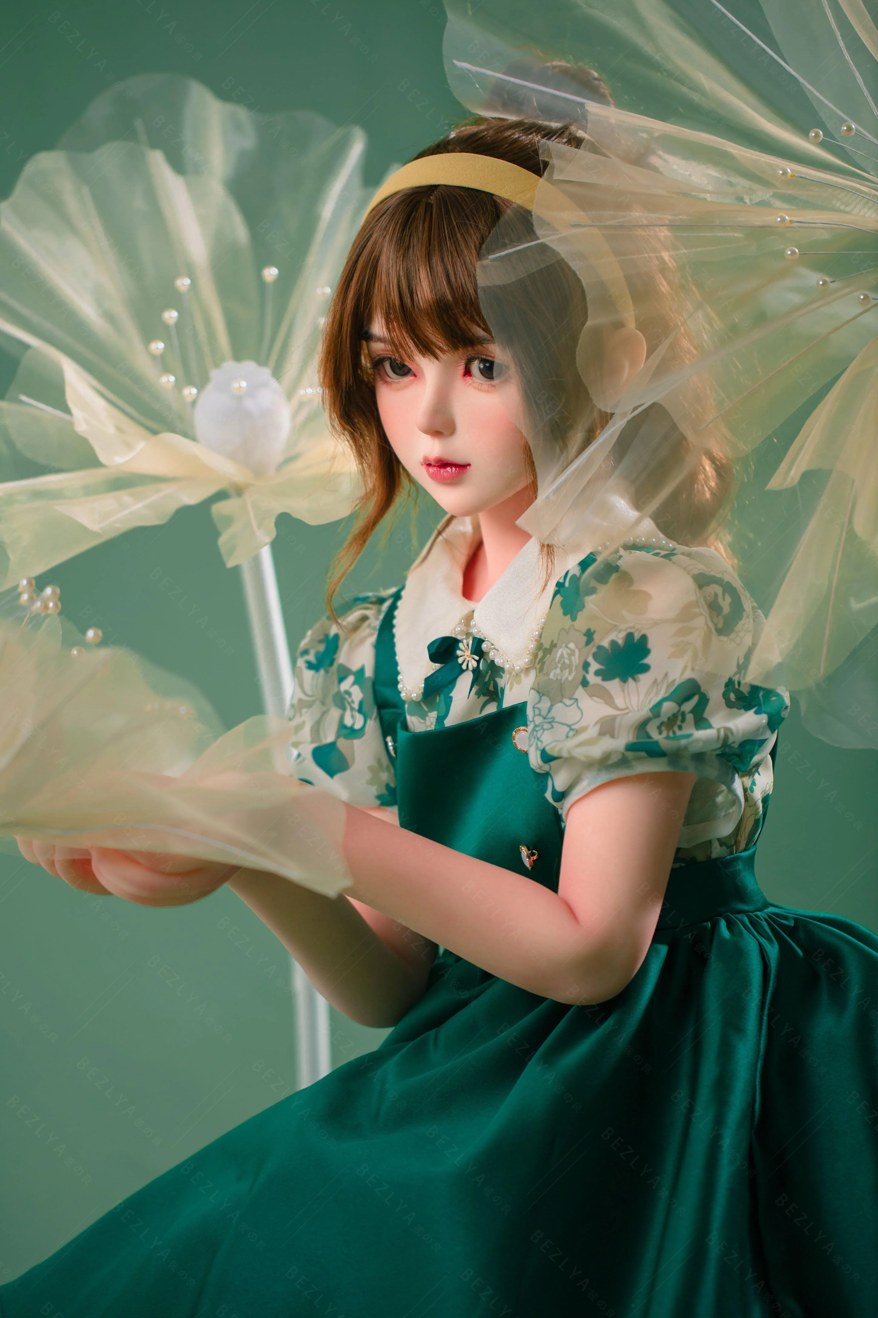 sex doll RCBezlya - Ruriokoshi - 138cm/4ft6.25 - 2.0 AA-cup - Silicone Head + TPE Body Sex Doll - R C