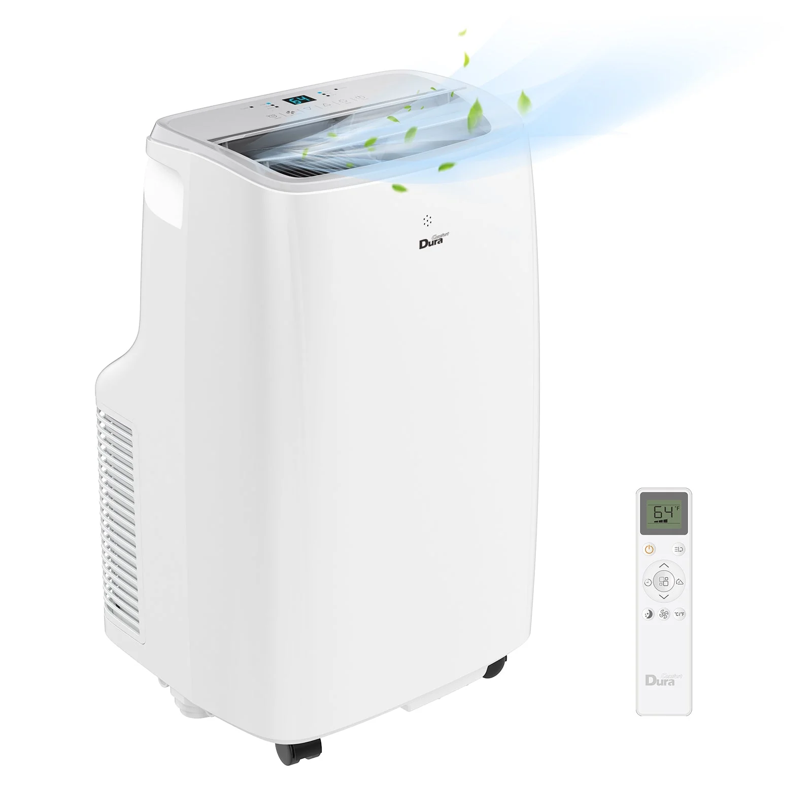 2026 DuraComfort Portable Air Conditioner Cooling, Dehumidifier, Fan 3-in-1 – 10000 BTU (ASHRAE) /  6300 BTU (SACC) Portable AC Unit with Remote Control