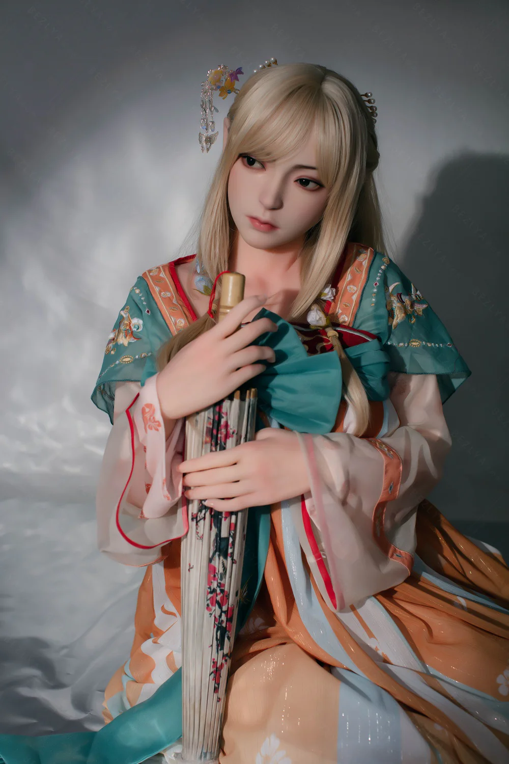 sex doll RCBezlya - Pansy - 160cm/5ft3 - 2.0 C-cup - Silicone Head + TPE Body Sex Doll - R C