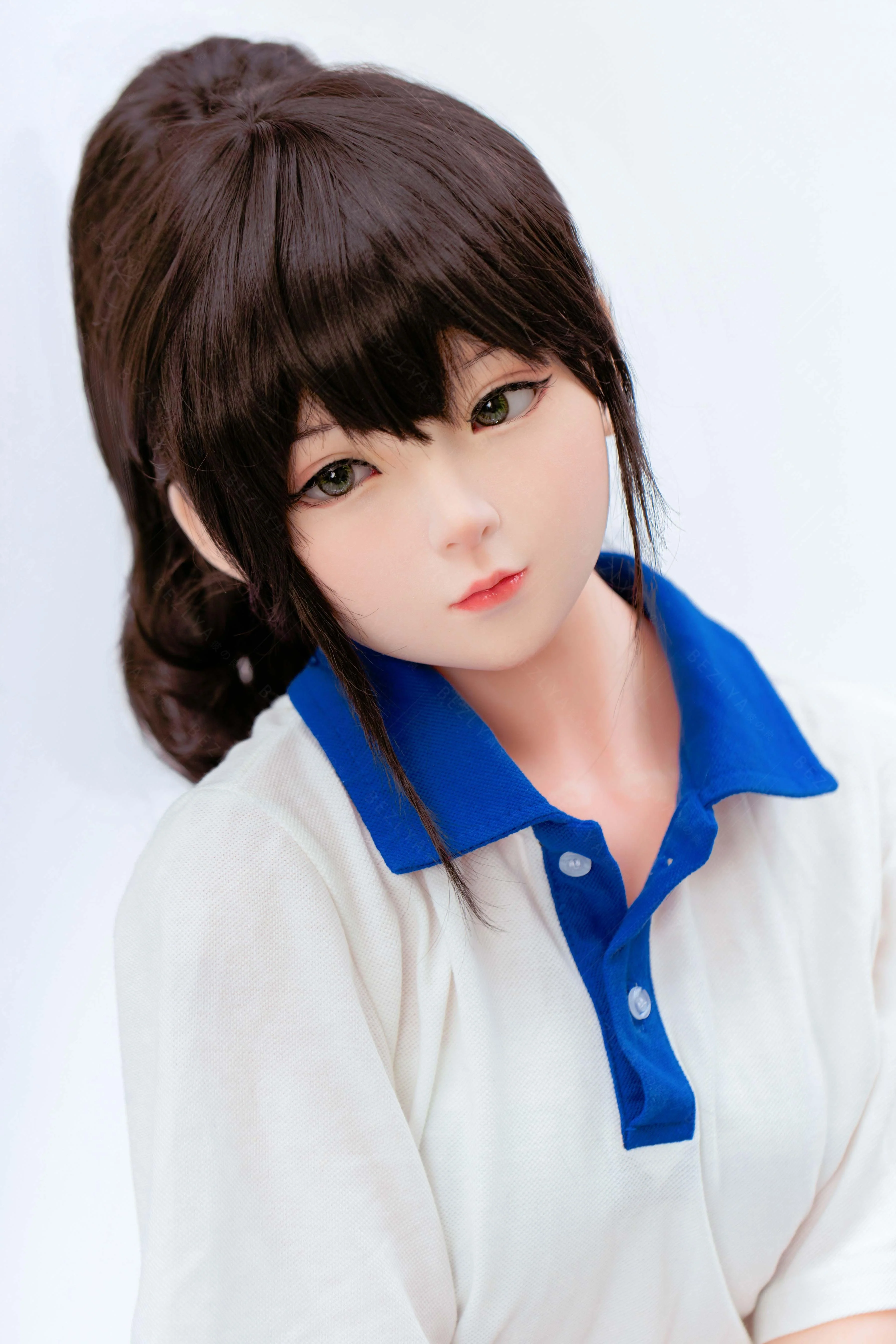 sex doll RCBezlya - Jasmine - 138cm/4ft6.25 - 2.0 AA-cup - Silicone Head + TPE Body Sex Doll - R C