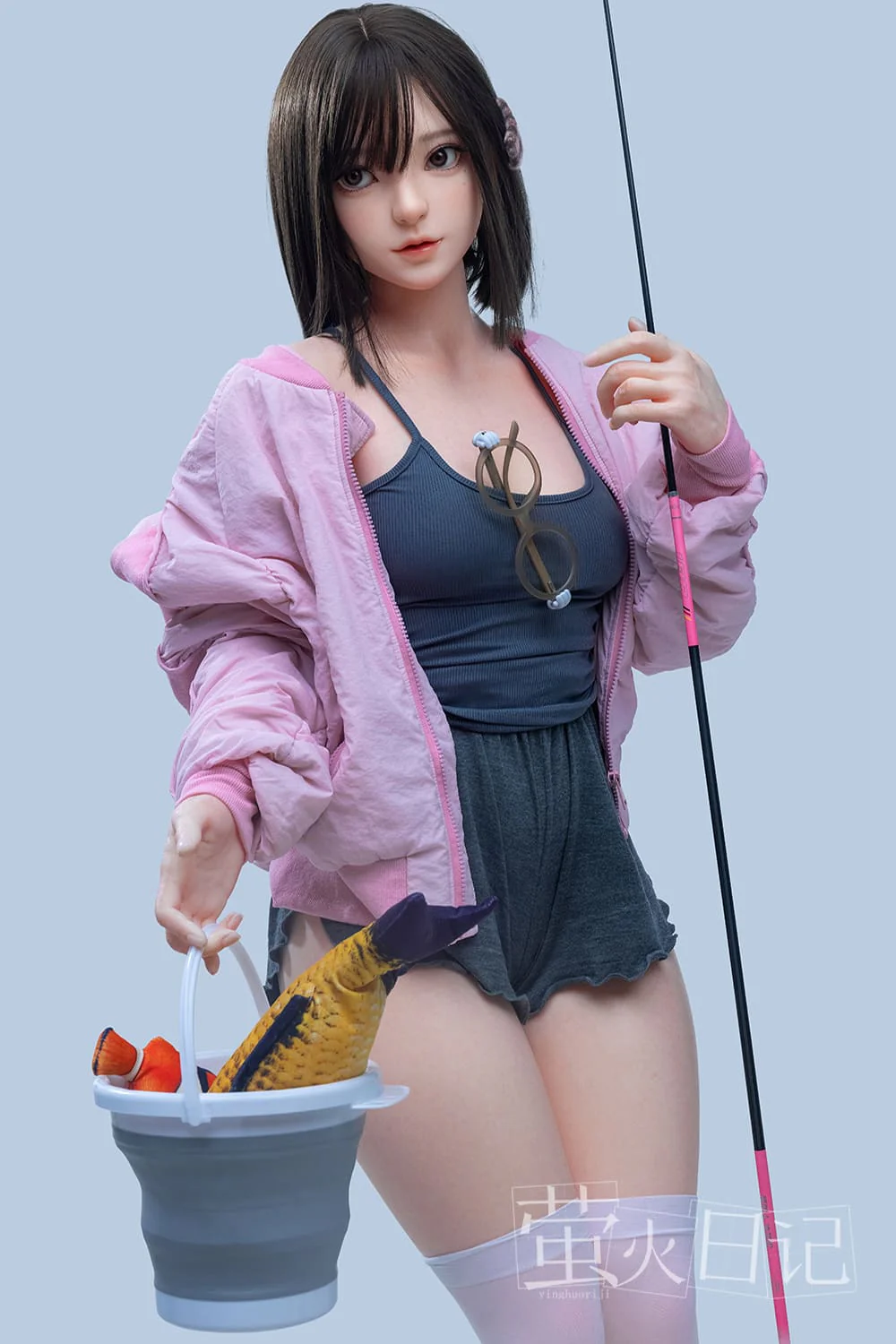 sex doll RC4ft11 / 152cm Small Breasts Silicone Cute Sex Doll - Firefly Diary Doll: Nanako - R C