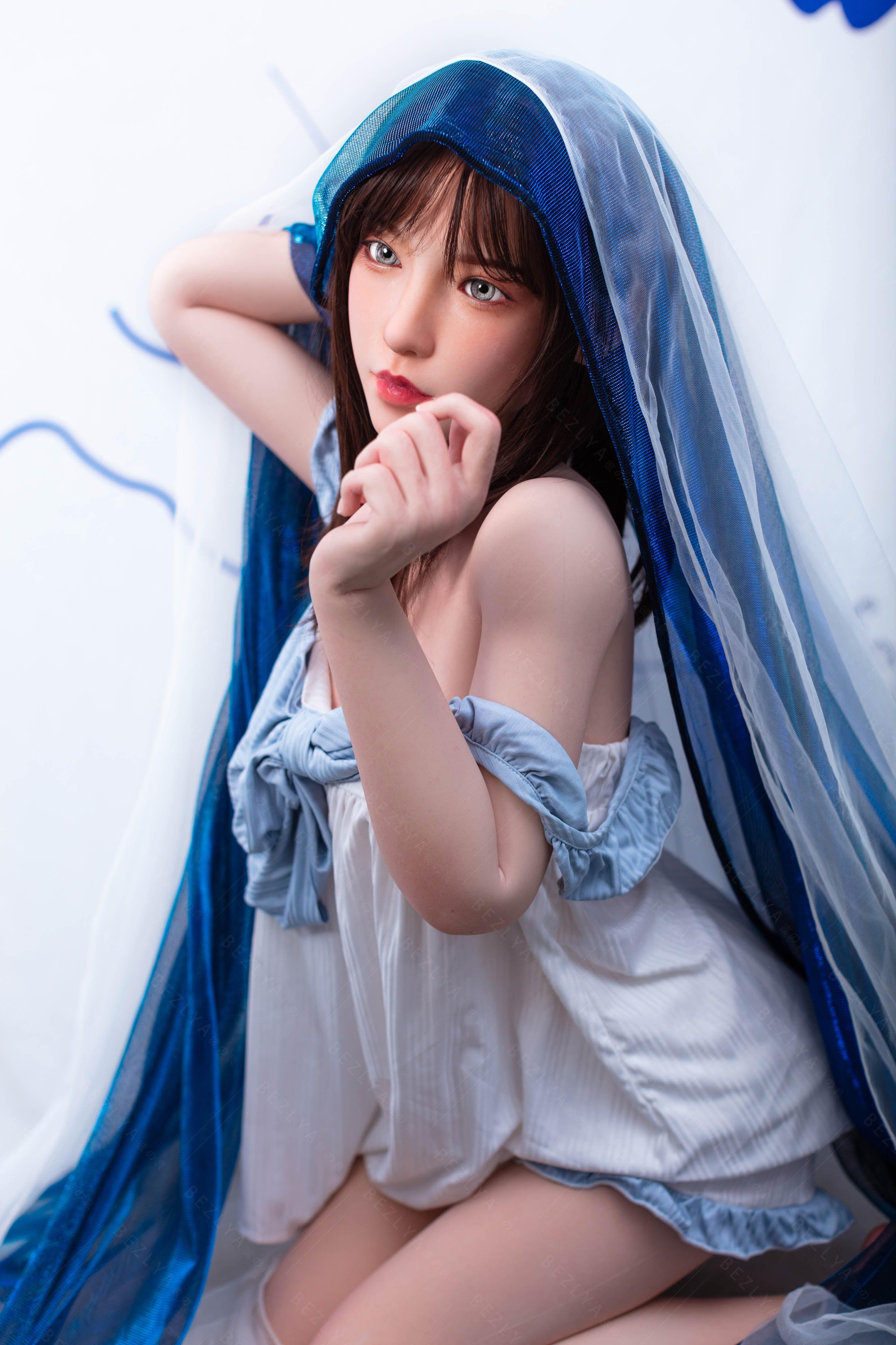 sex doll RCBezlya - Iris - 150cm/4ft11 - 2.1 B-cup - Silicone Sex Doll - R C