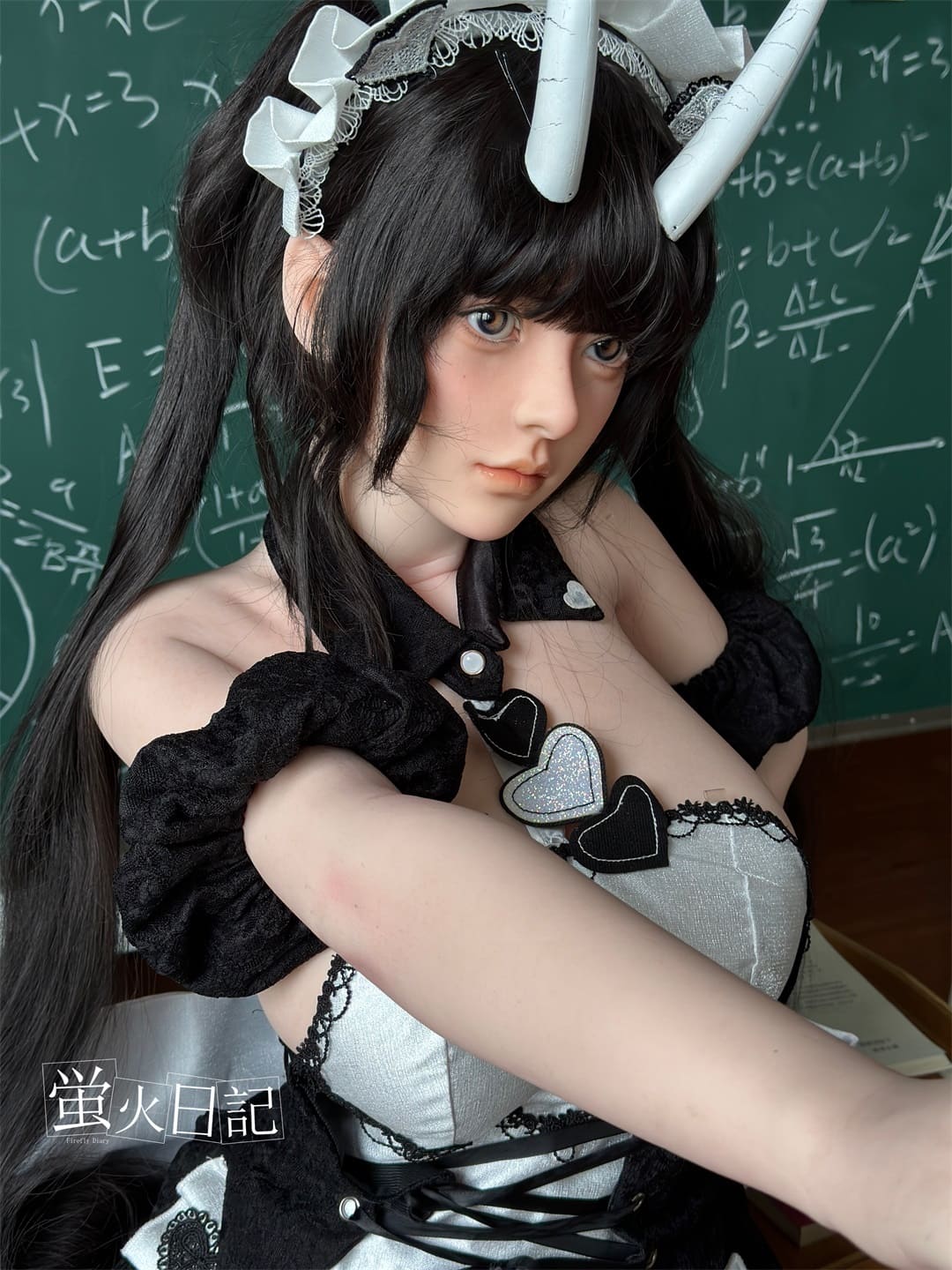 sex doll RC5ft2 / 159cm Movable Jaw Silicone Sex Doll Maid's Outfit - Firefly Diary Doll: Noshiro - R C