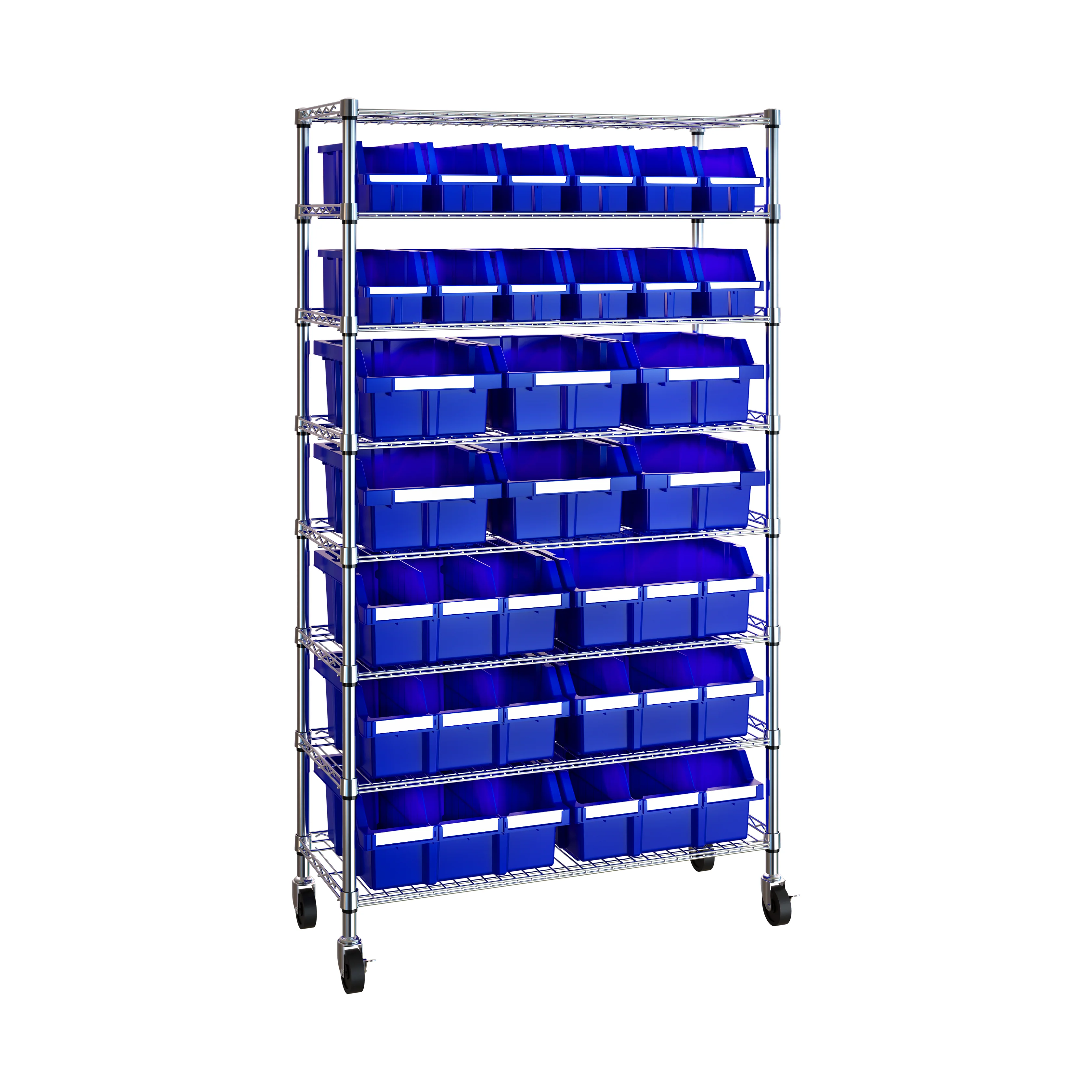 8-Tier NSF 24-Bin Rack