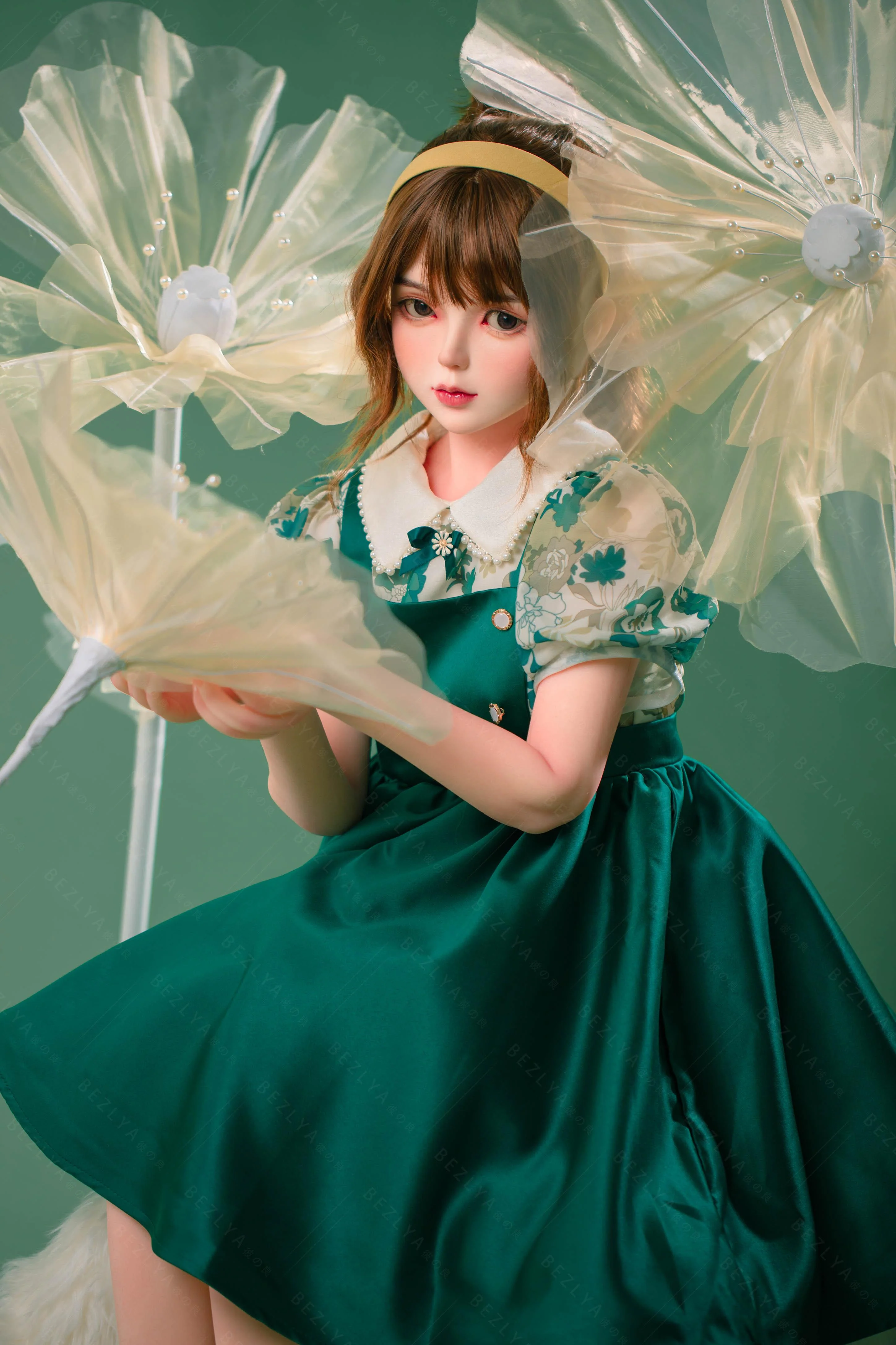 sex doll RCBezlya - Ruriokoshi - 138cm/4ft6.25 - 2.0 AA-cup - Silicone Head + TPE Body Sex Doll - R C