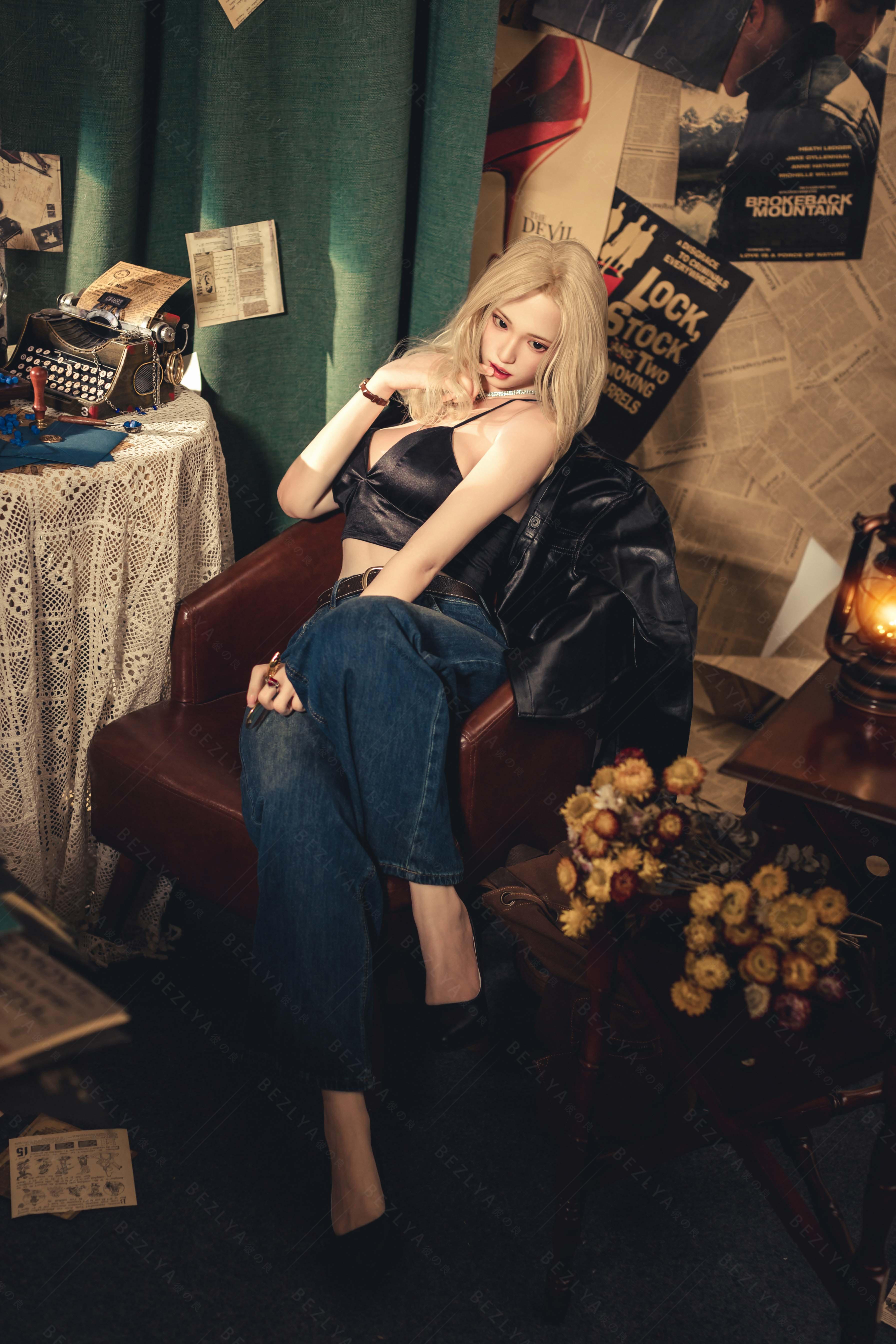 sex doll RCBezlya - Helianthus - 162cm/5ft3.75 - 2.2U A-cup - Silicone Sex Doll - R C