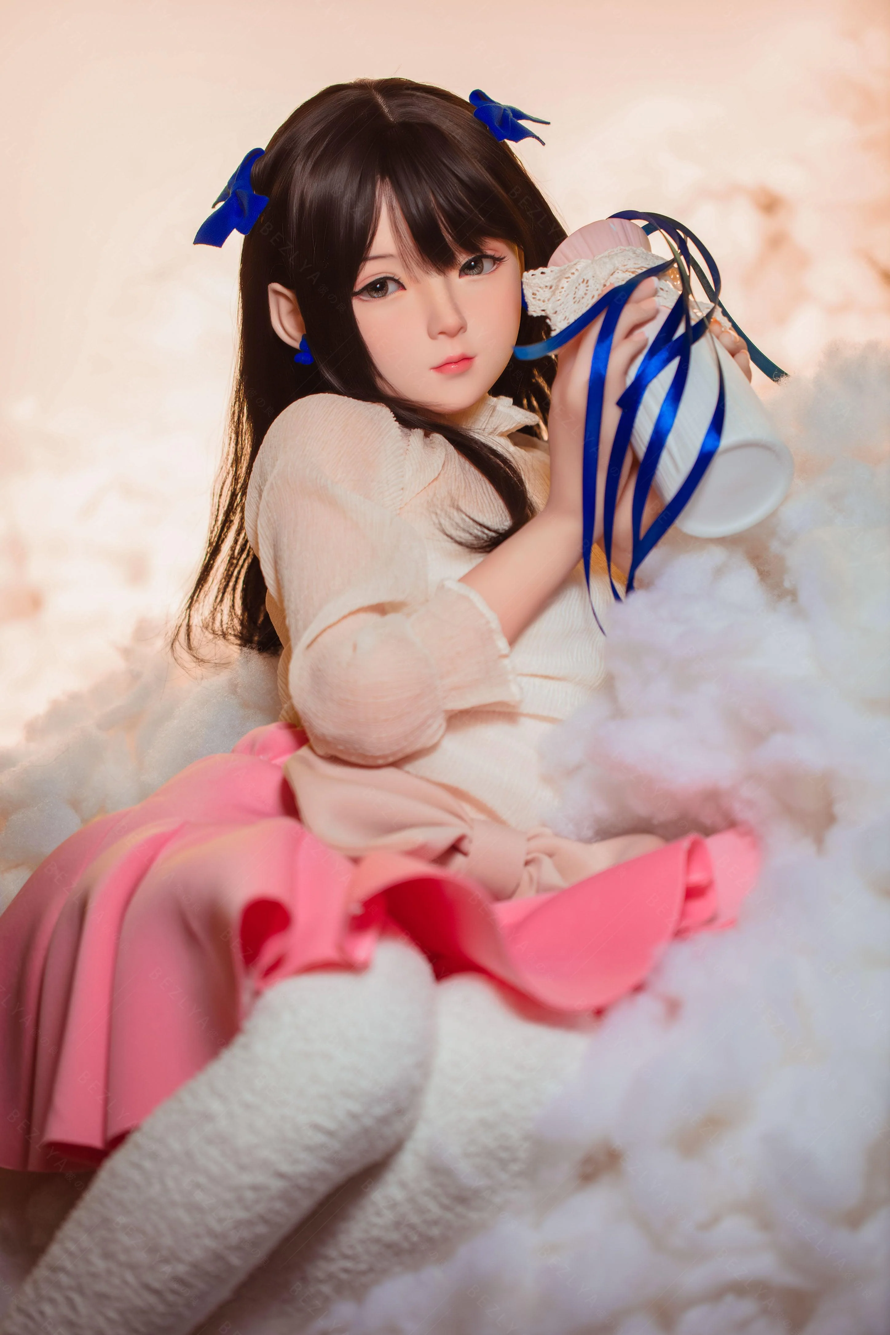 sex doll RCBezlya - Jasmine - 138cm/4ft6.25 - 2.0 AA-cup - Silicone Head + TPE Body Sex Doll - R C