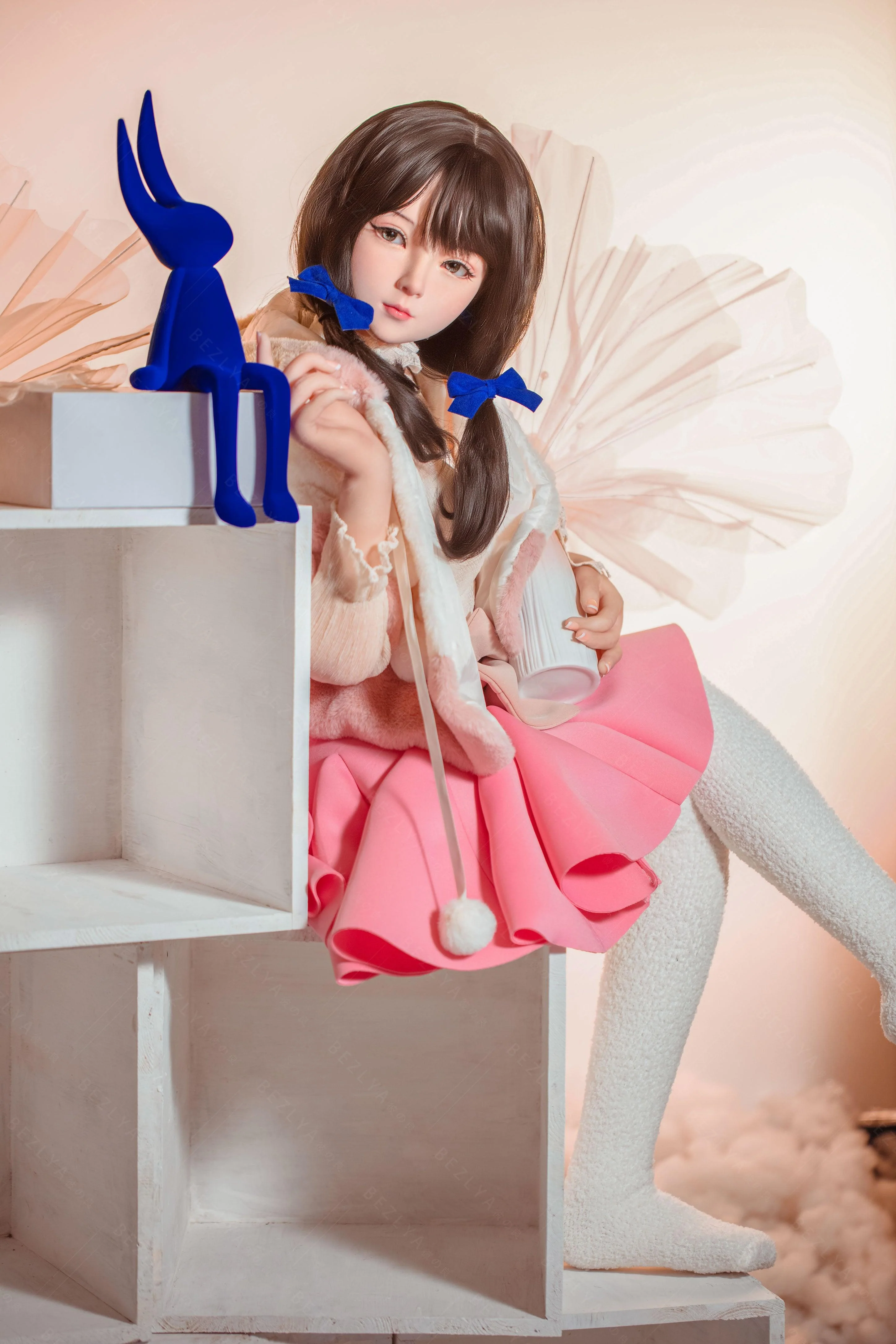 sex doll RCBezlya - Jasmine - 138cm/4ft6.25 - 2.0 AA-cup - Silicone Head + TPE Body Sex Doll - R C