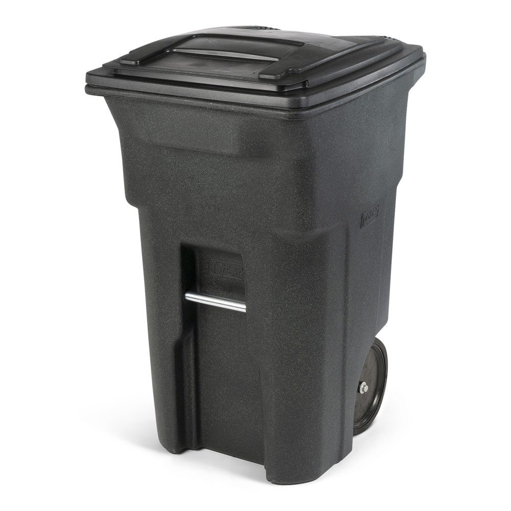 2026 Toter 64 Gallon Trash Can, Greenstone – Quiet Wheels & Secure Lid