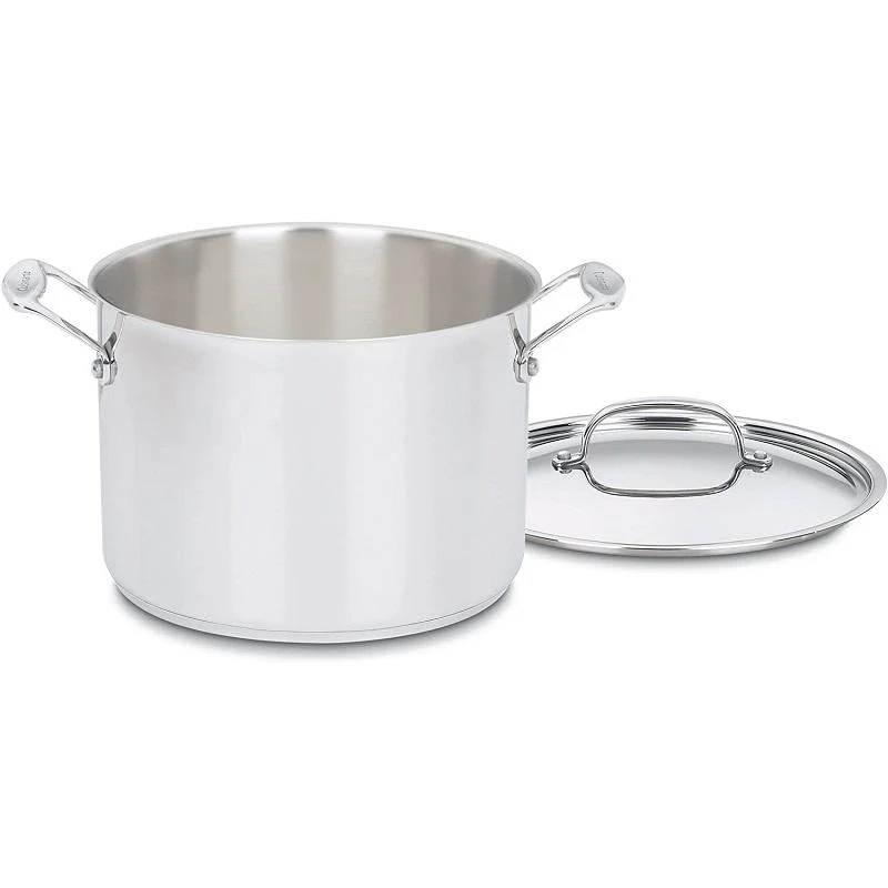 Cuisinart Chef's Classic 8-Quart Stainless Steel Stockpot with Cover – Induction Ready