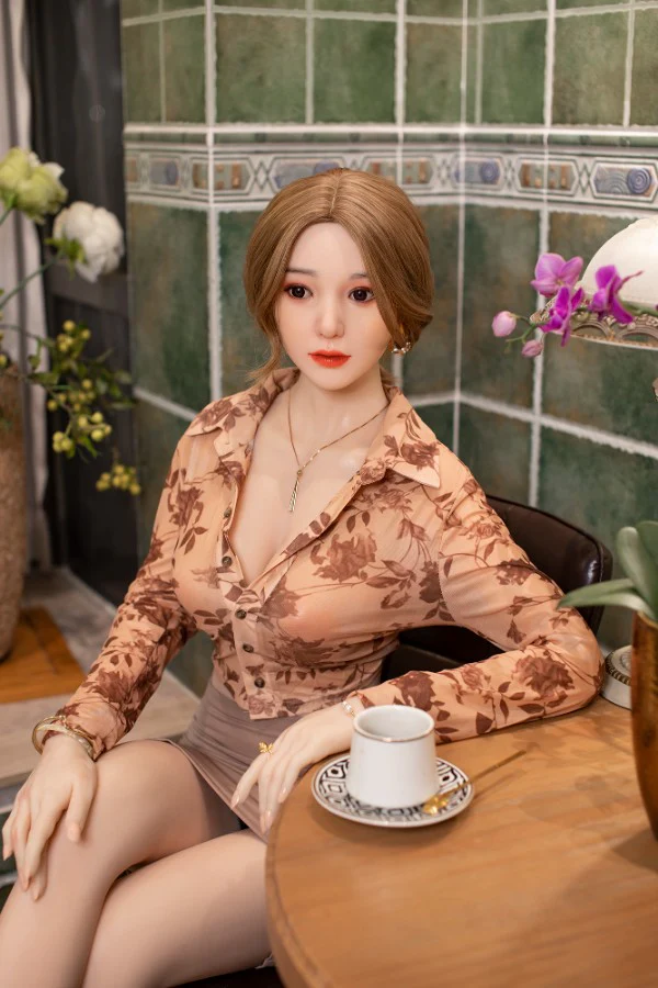 sex doll RC160cm / 5ft3 Natural Skin Sexy Charming Silicone Love Doll - Dime Doll: Sunny - R C