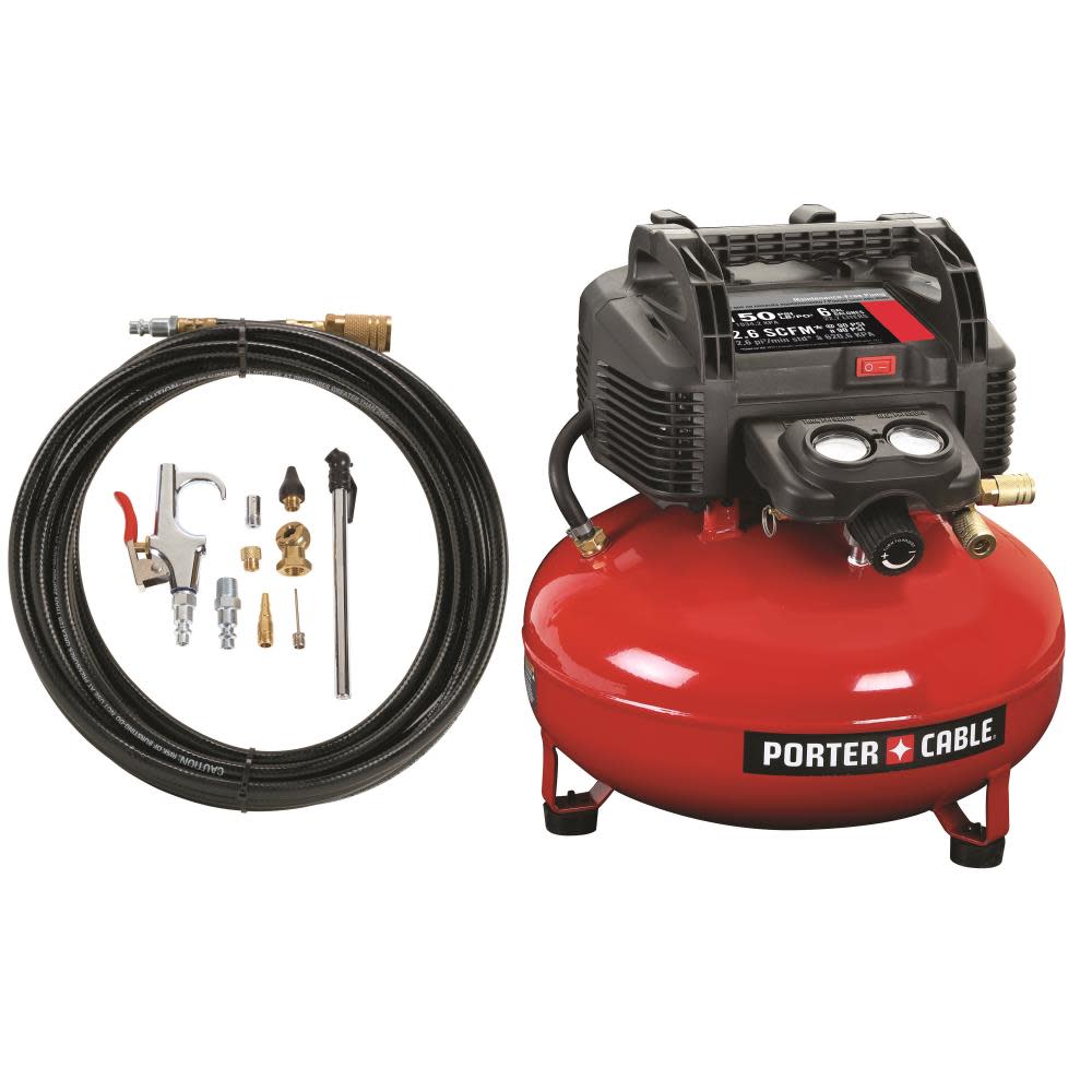 2026 150 PSI, 6 Gallon Oil-Free Pancake Air Compressor