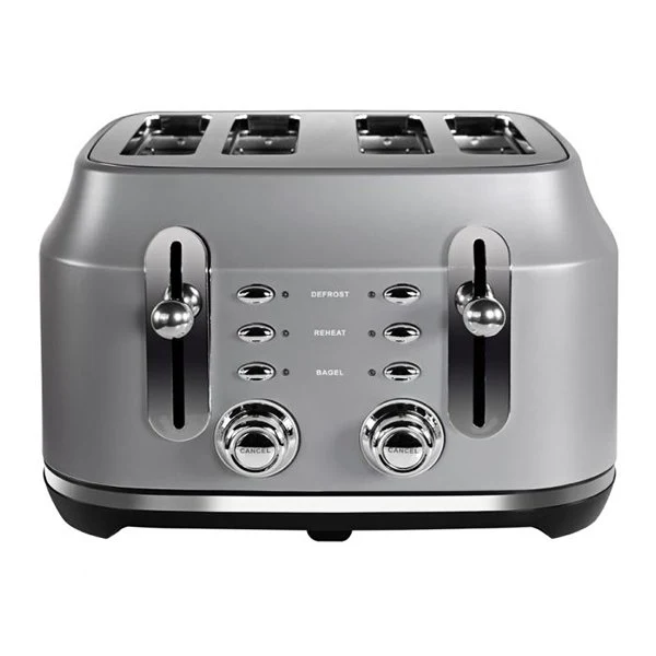 2026 Rangemaster RMCL4S201GY Classic 4 Slice Toaster - Grey