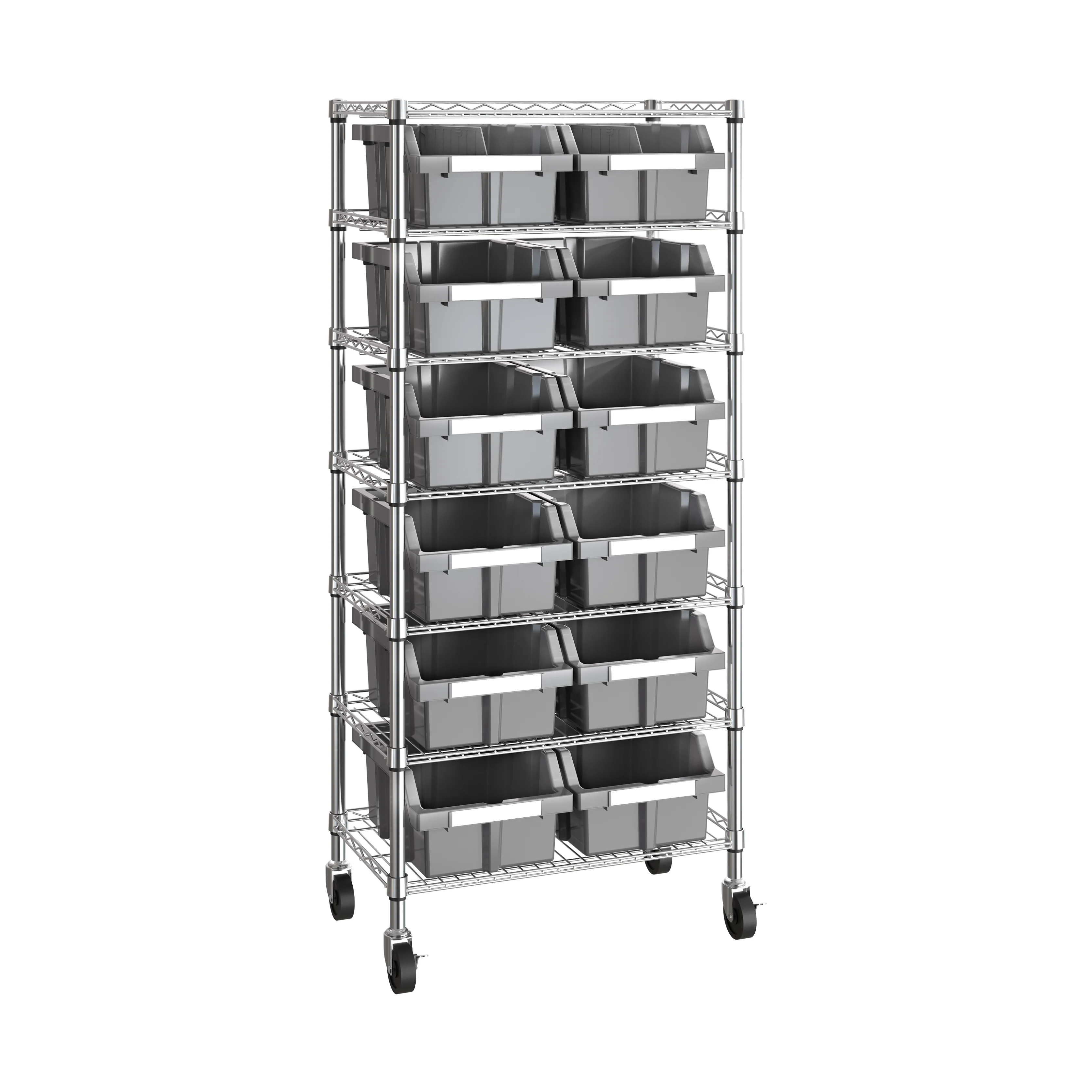 7-Tier NSF 12-Bin Rack