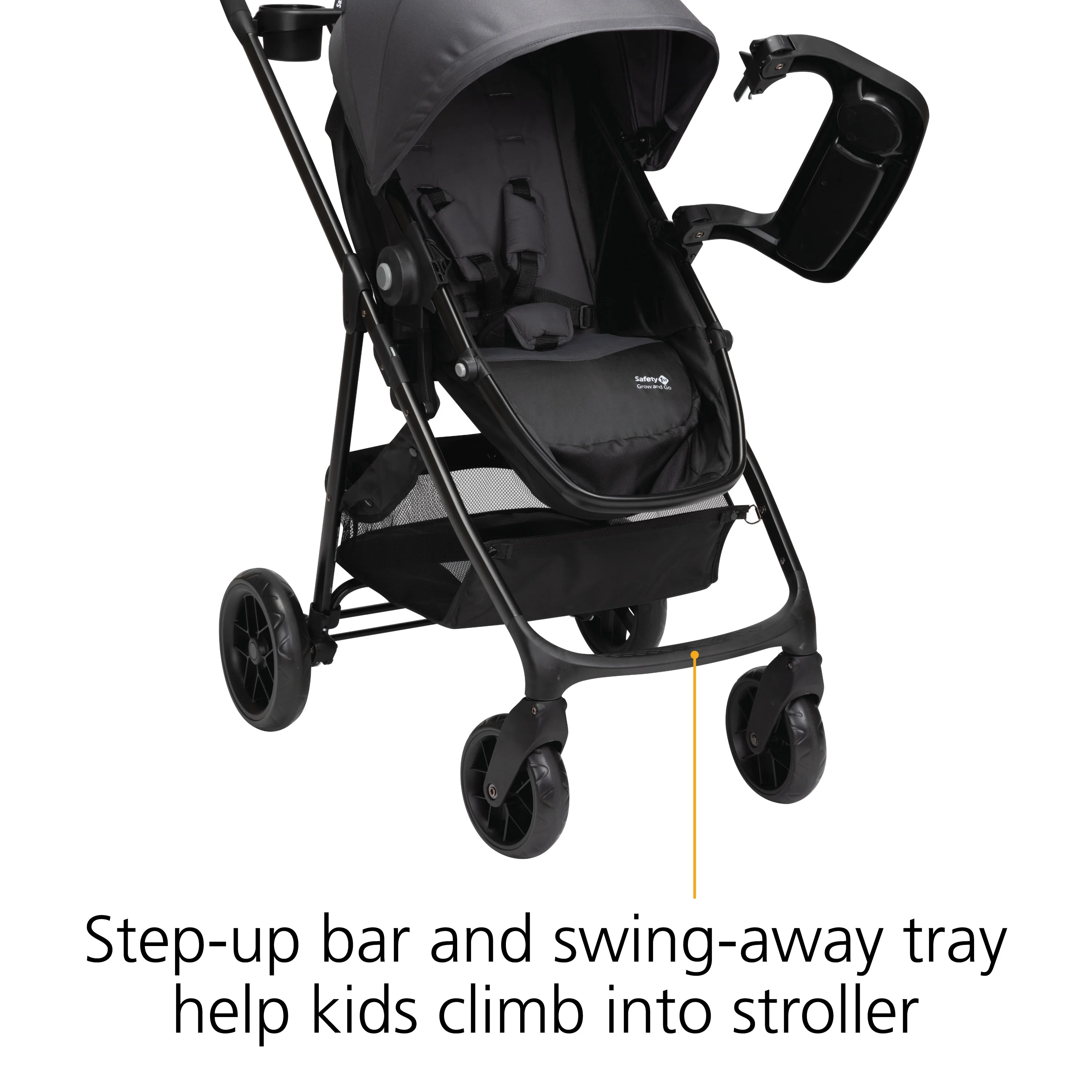 2026 Safety 1st Grow and Go Sprint Modular Travel System Stroller with Rear-Facing Infant Car Seat, Bluestone