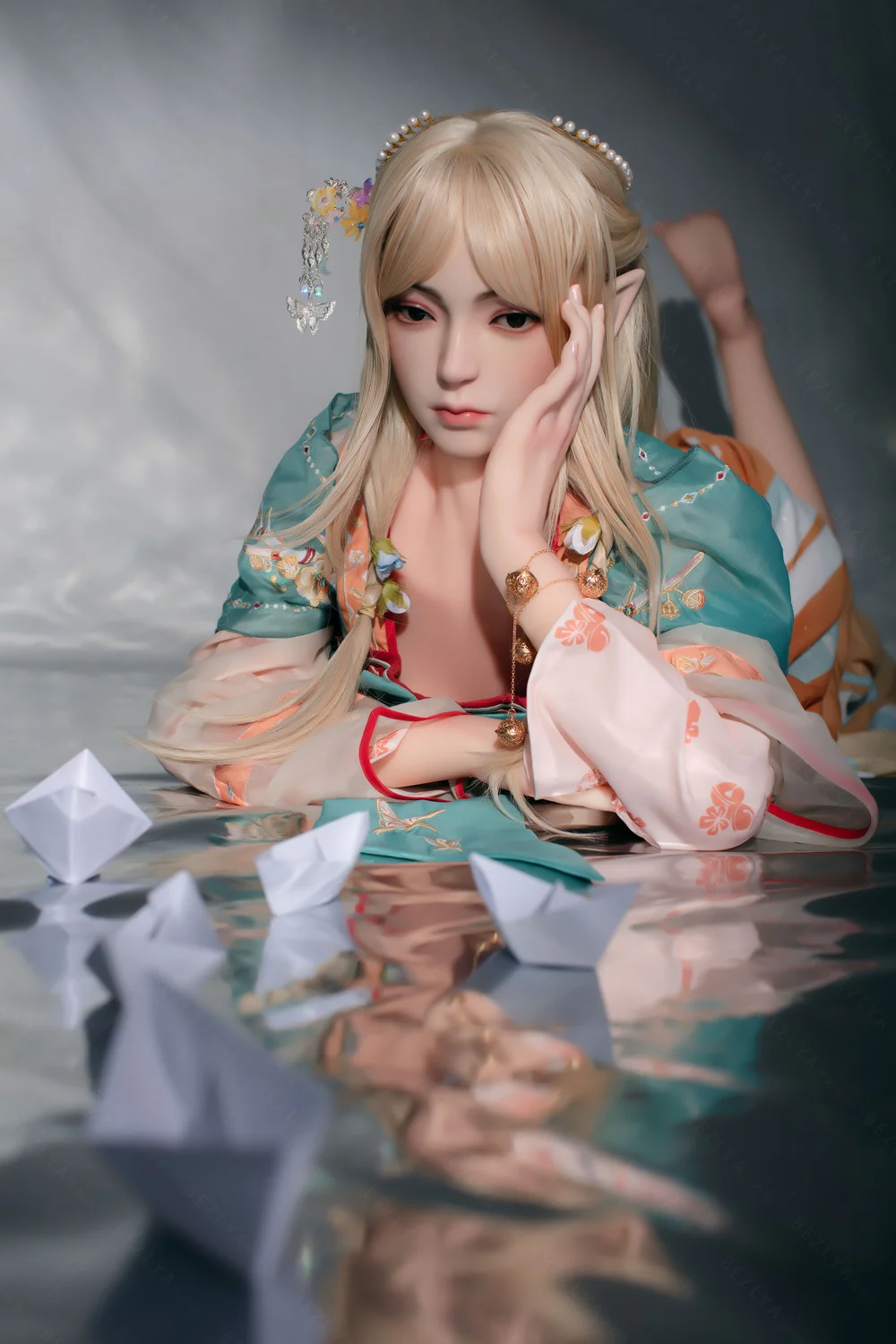 sex doll RCBezlya - Pansy - 160cm/5ft3 - 2.0 C-cup - Silicone Head + TPE Body Sex Doll - R C