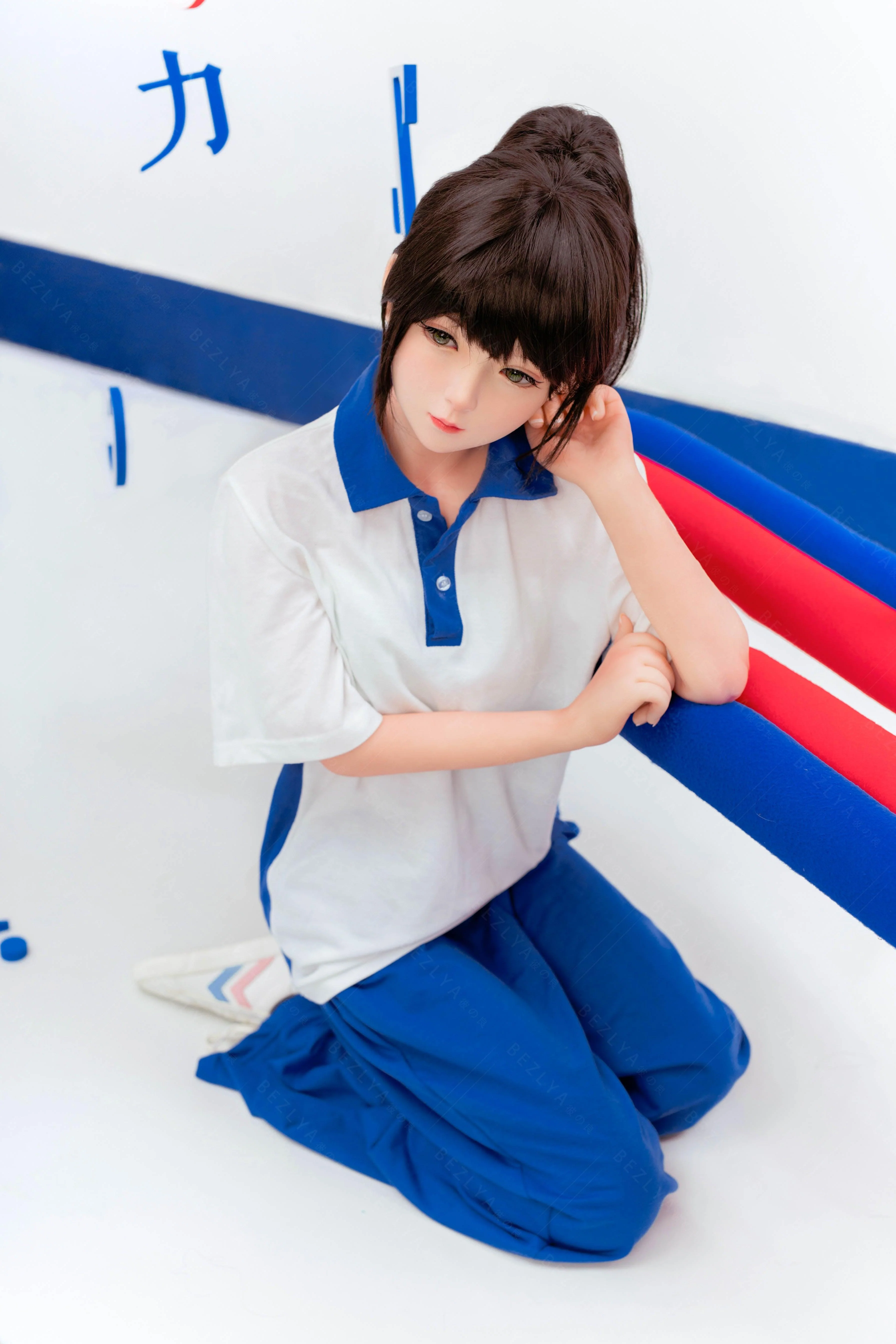 sex doll RCBezlya - Jasmine - 138cm/4ft6.25 - 2.0 AA-cup - Silicone Head + TPE Body Sex Doll - R C