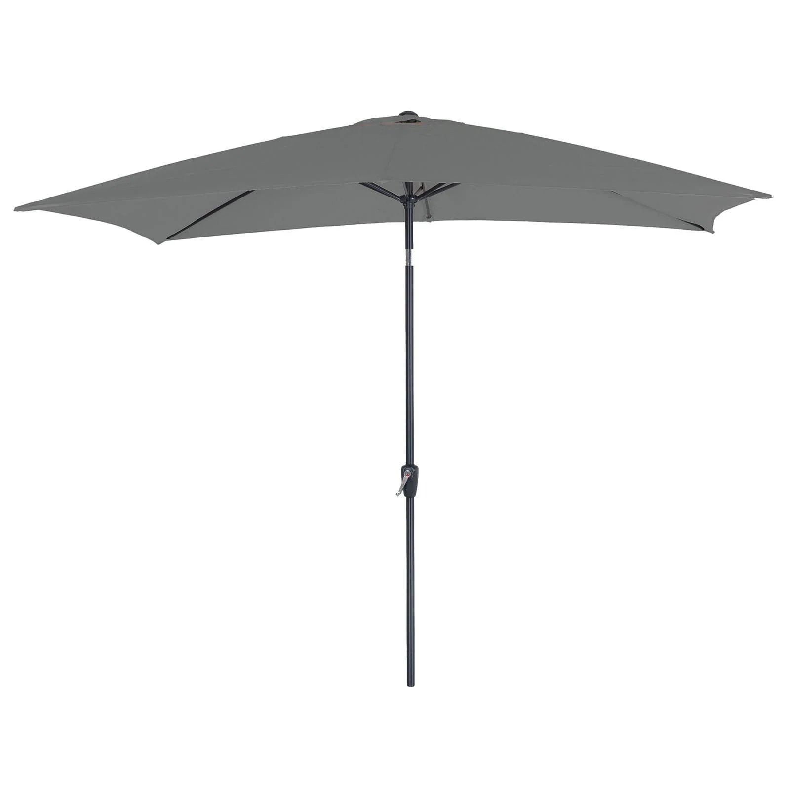 3m x 2m Rectangle Parasol Crank Tilt Garden Patio Umbrella