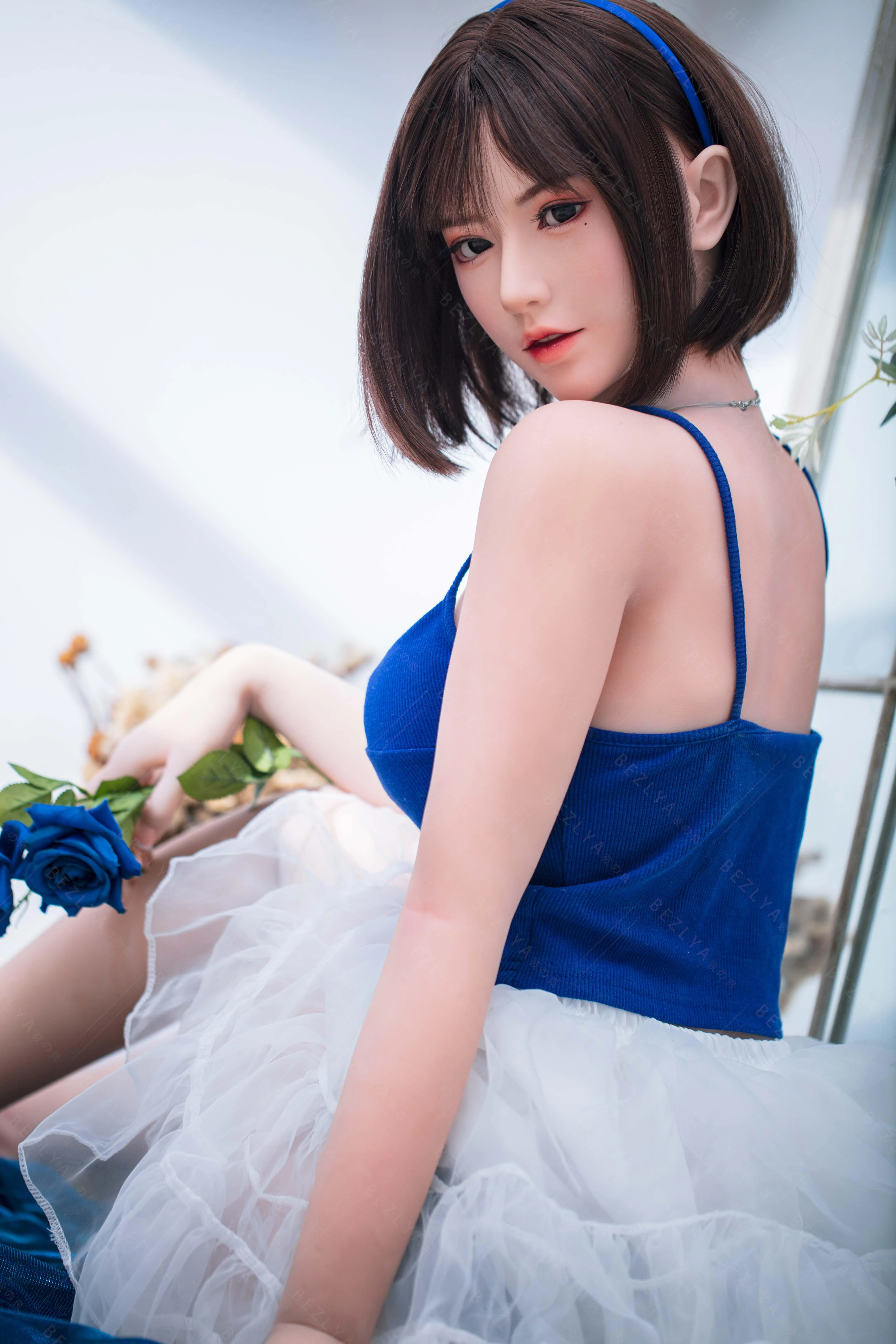 sex doll RCBezlya - Lagenaria - 155cm/5ft1 - 2.0 B-cup - Silicone Head + TPE Body Sex Doll - R C